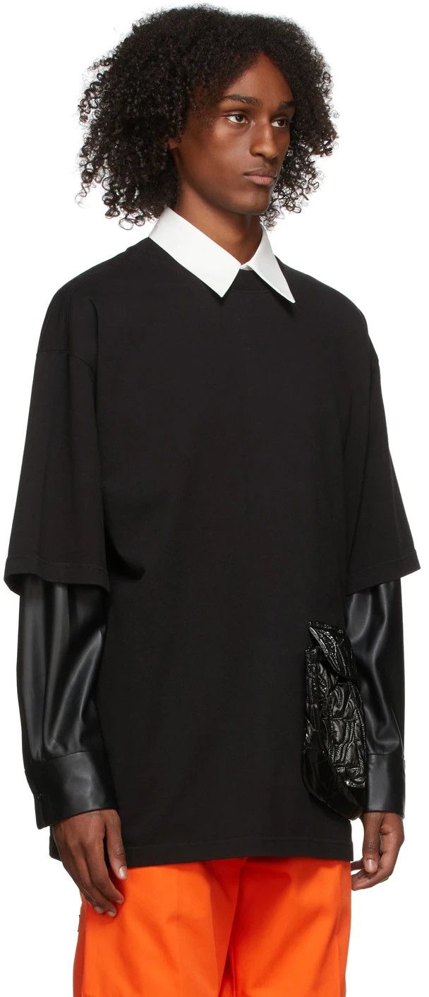 WE11DONE WE11DONE Black Oversized Cargo Pocket T-Shirt Size US L / EU 52-54 / 3 - 2 Thumbnail