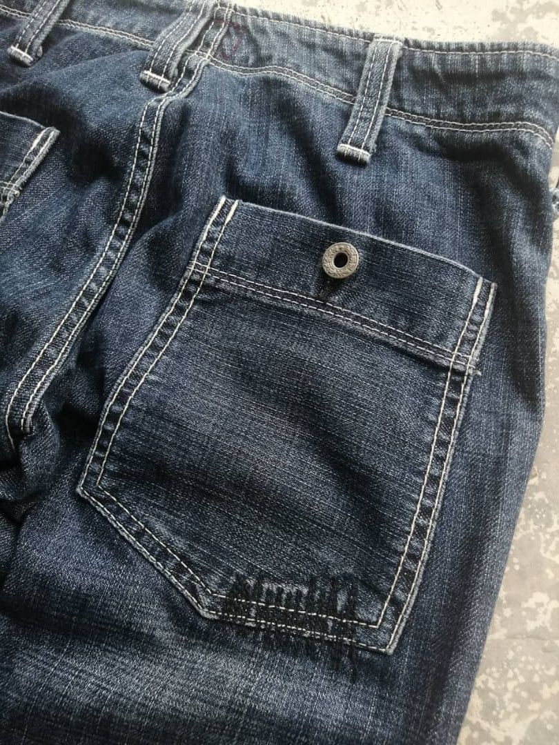 Japanese Brand Vintage Japanese Workers Denim Pants Size US 28 / EU 44 - 13 Thumbnail