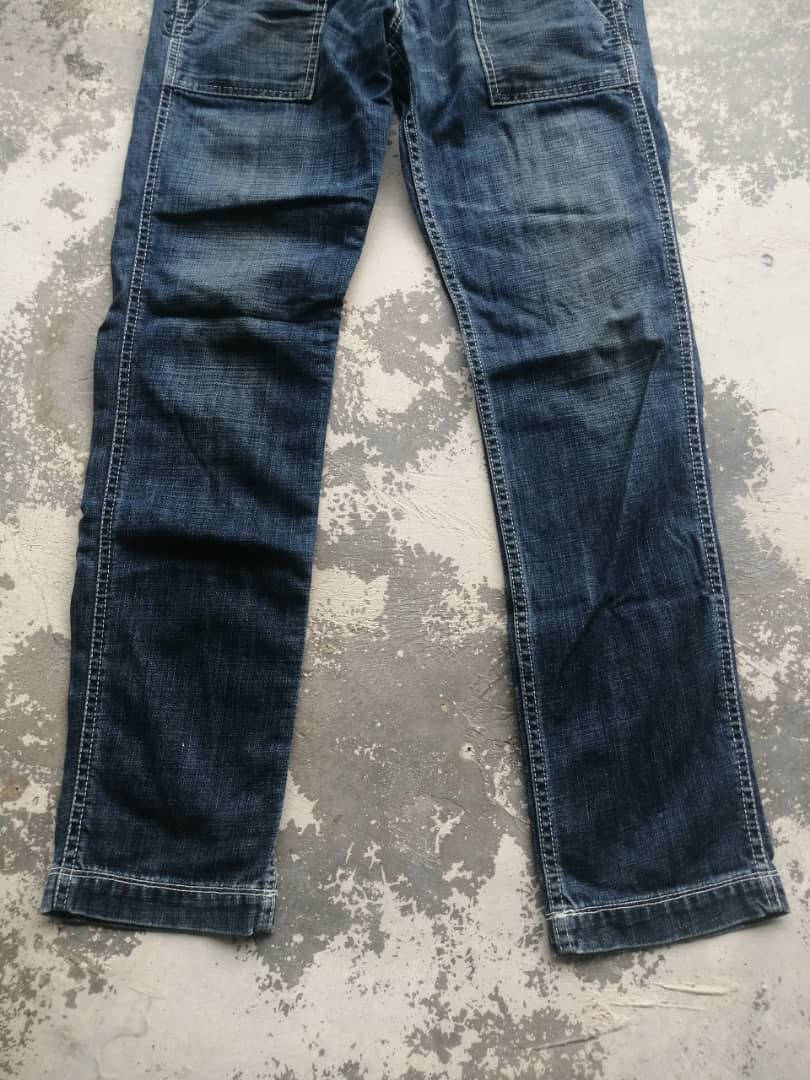 Japanese Brand Vintage Japanese Workers Denim Pants Size US 28 / EU 44 - 10 Thumbnail
