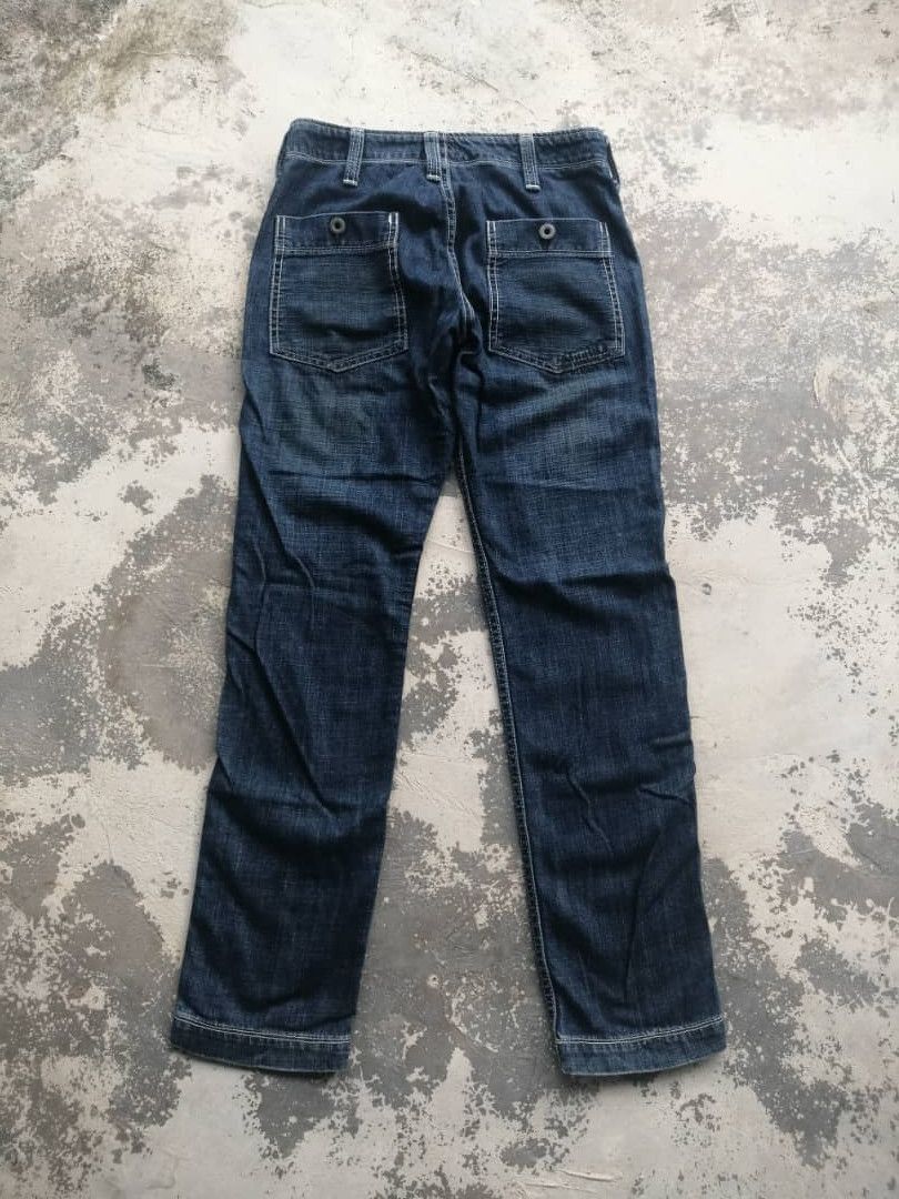 Japanese Brand Vintage Japanese Workers Denim Pants Size US 28 / EU 44 - 2 Thumbnail