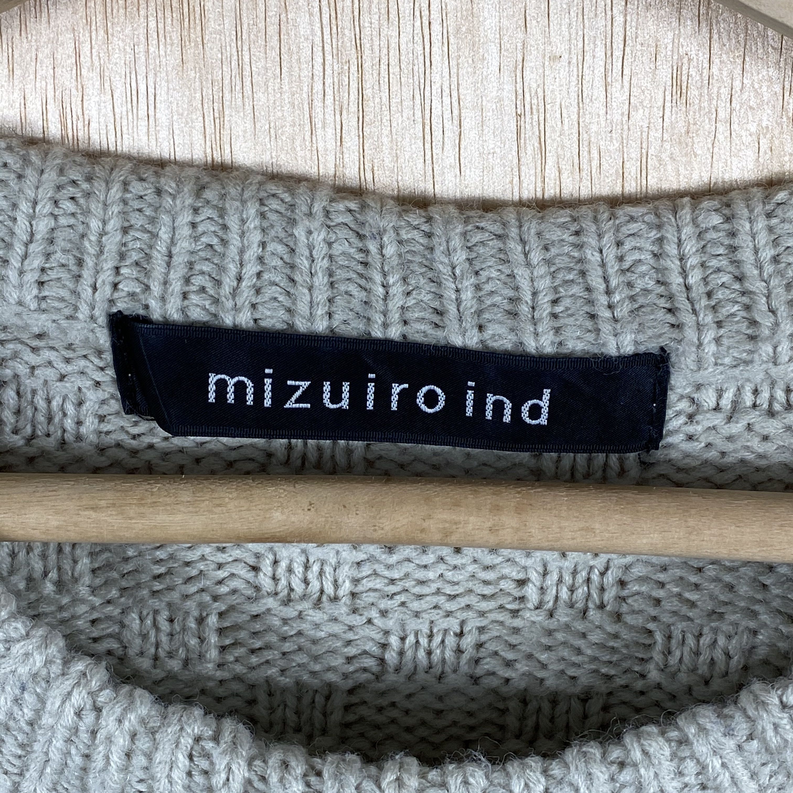 Japanese Brand Mizuiro Two Tones Knitwear Size US S / EU 44-46 / 1 - 7 Thumbnail