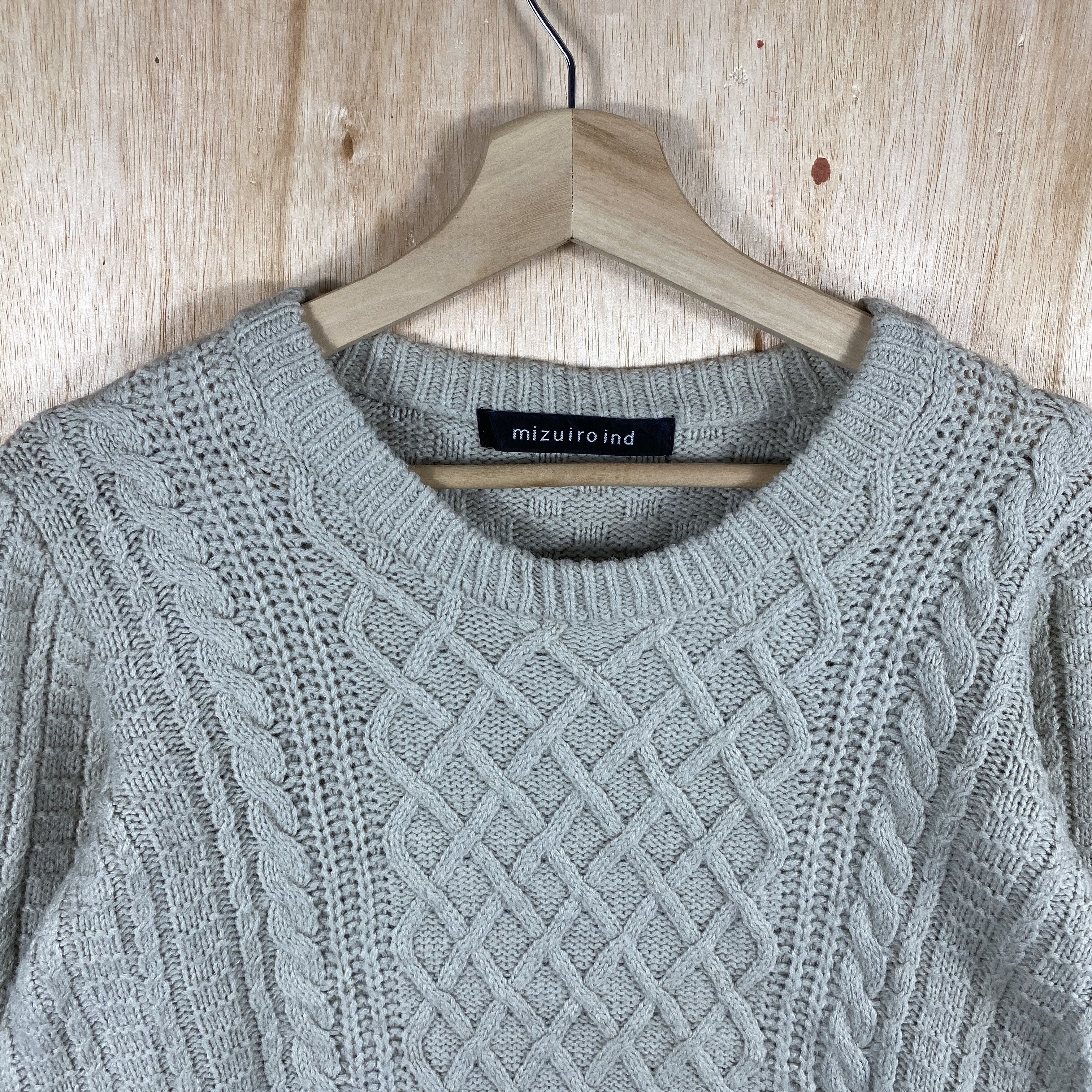 Japanese Brand Mizuiro Two Tones Knitwear Size US S / EU 44-46 / 1 - 3 Thumbnail