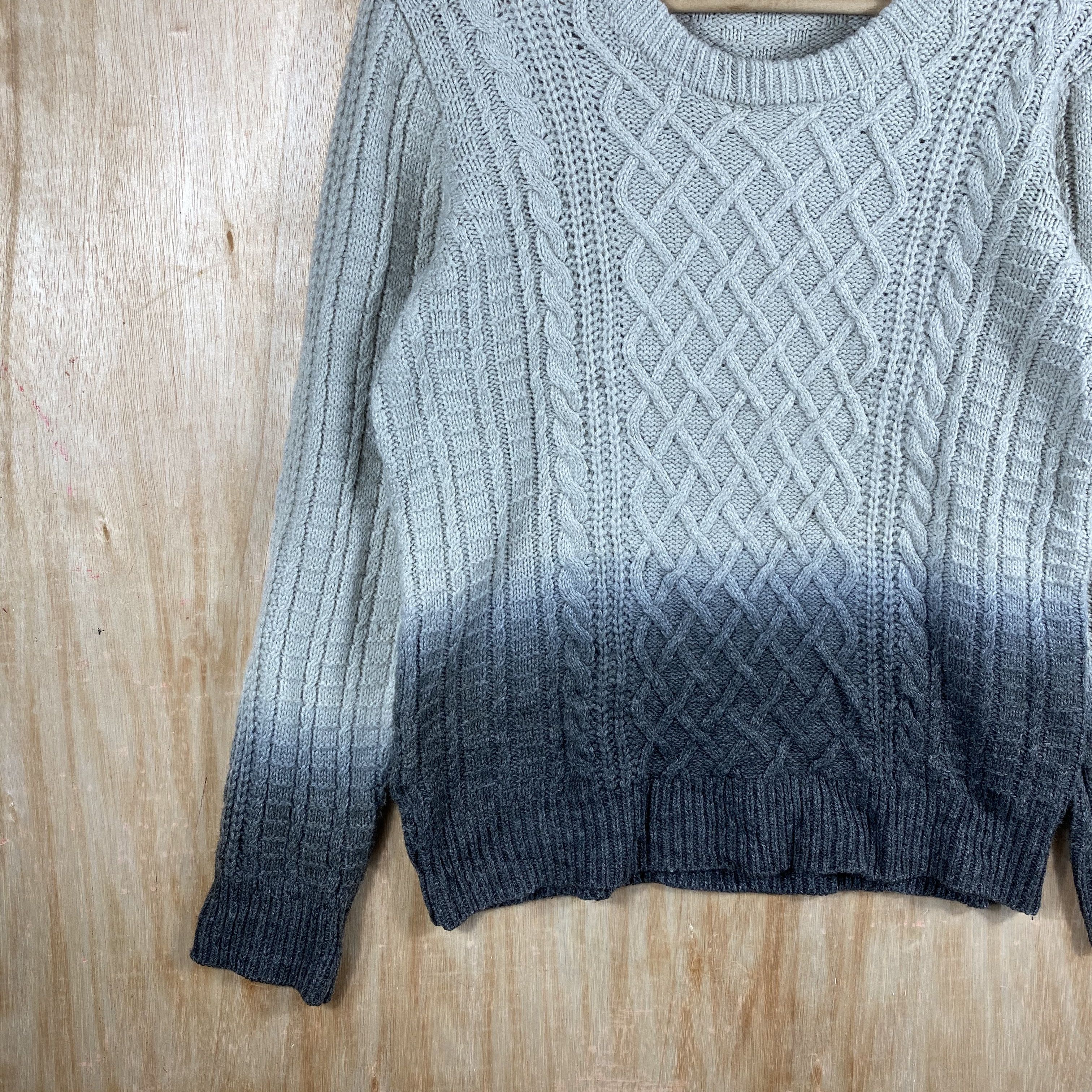 Japanese Brand Mizuiro Two Tones Knitwear Size US S / EU 44-46 / 1 - 4 Thumbnail