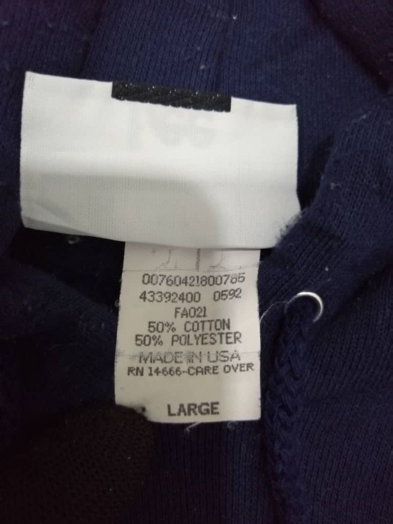 Lee × Vintage Vintage 90s Lee Hoodies Sweatshirt MADE IN USA Size US L / EU 52-54 / 3 - 5 Thumbnail
