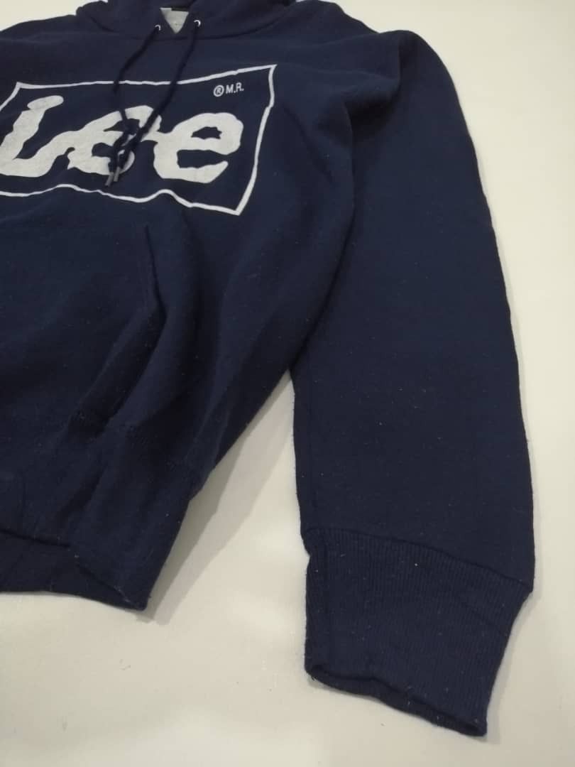 Lee × Vintage Vintage 90s Lee Hoodies Sweatshirt MADE IN USA Size US L / EU 52-54 / 3 - 3 Thumbnail