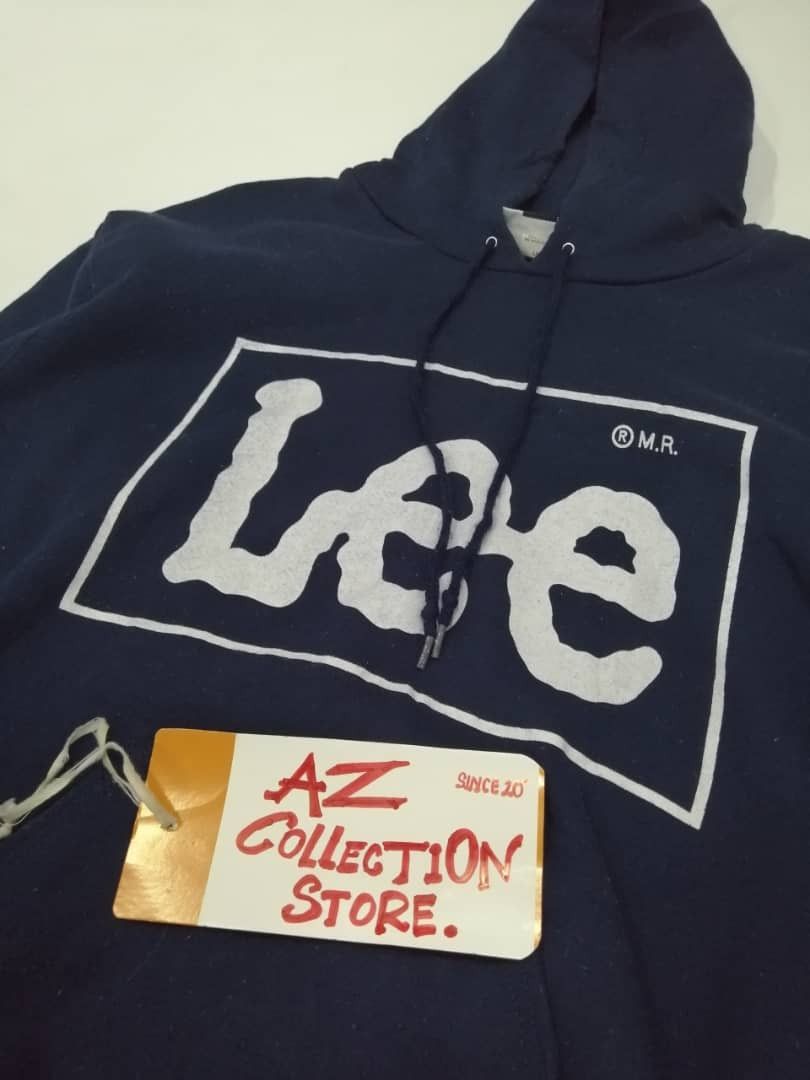 Lee × Vintage Vintage 90s Lee Hoodies Sweatshirt MADE IN USA Size US L / EU 52-54 / 3 - 2 Thumbnail