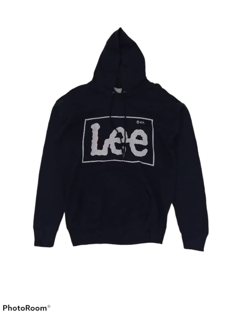 Lee × Vintage Vintage 90s Lee Hoodies Sweatshirt MADE IN USA Size US L / EU 52-54 / 3 - 1 Thumbnail