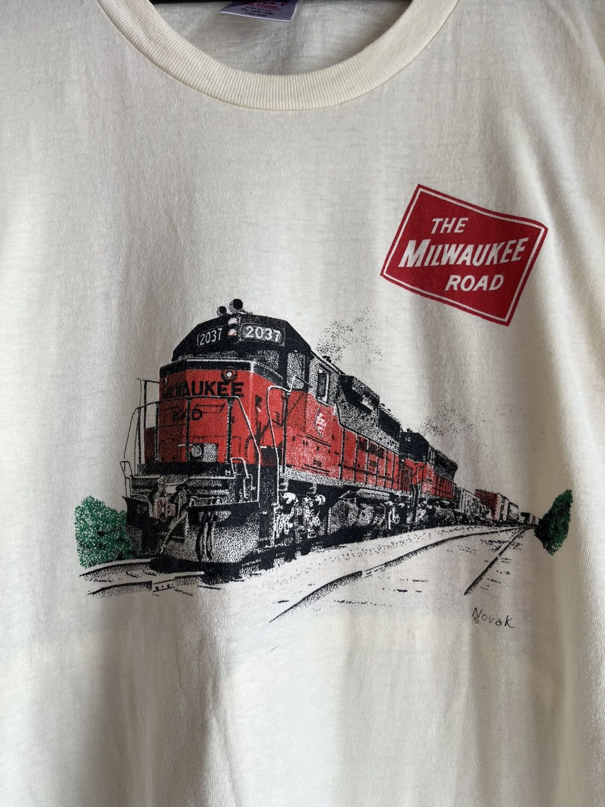 Vintage The milwaukee road ft84 Size US XL / EU 56 / 4 - 2 Thumbnail