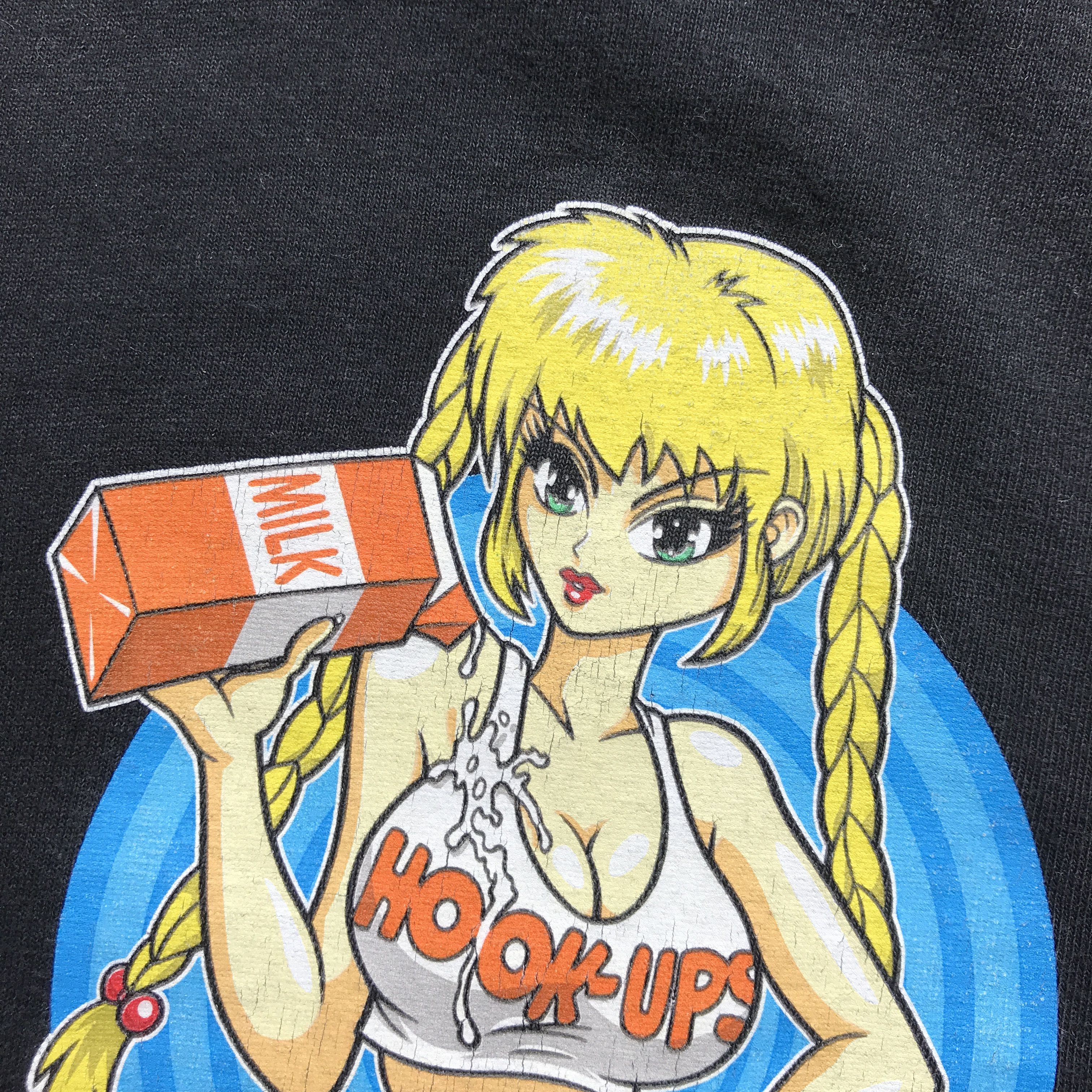Hook-Ups Vintage Hook-Ups Hooters Milk T-shirt Size US S / EU 44-46 / 1 - 2 Thumbnail