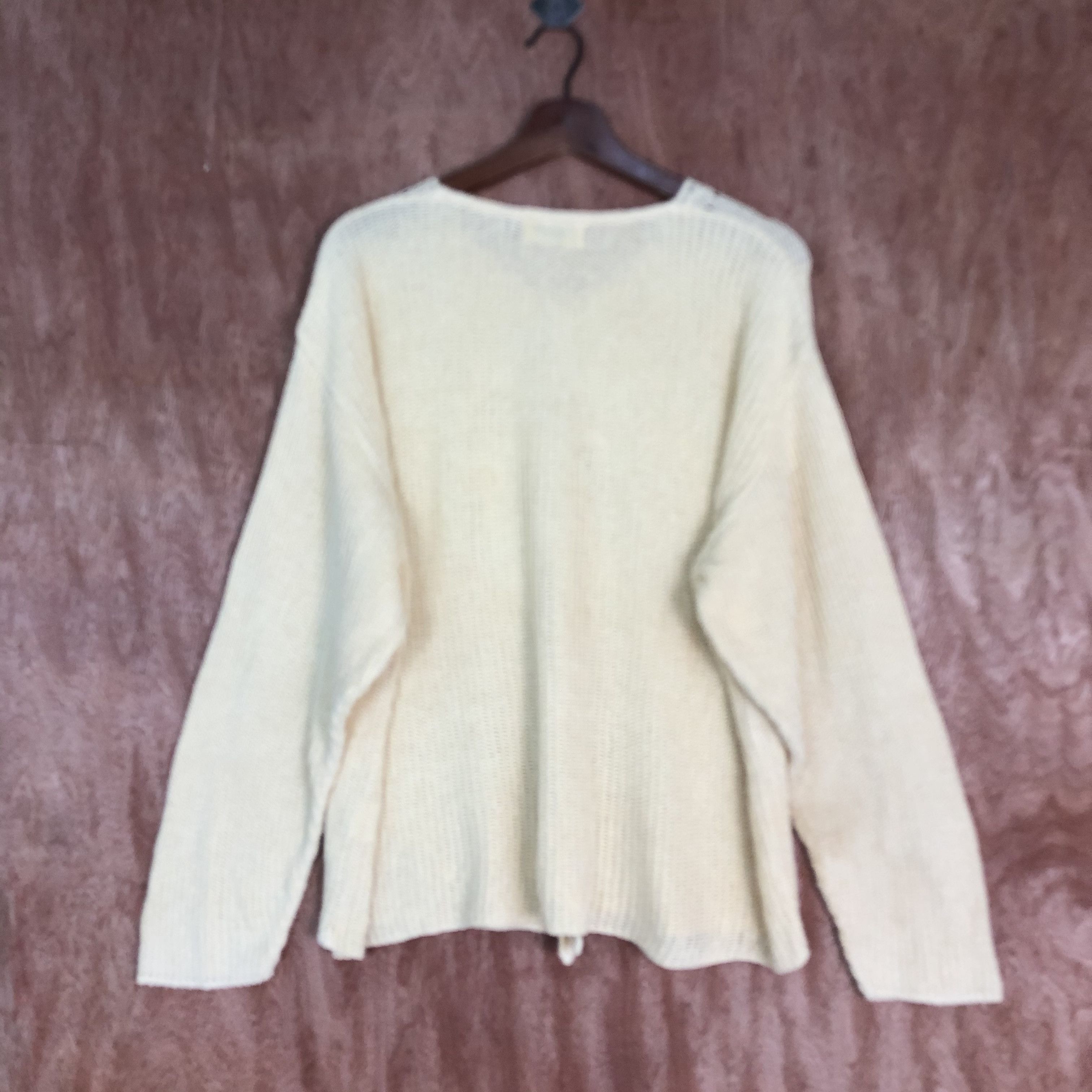 Homespun Knitwear DL Komo Brown baggy Shag Shaggy Knitwear #c565 Size L / US 10 / IT 46 - 10 Thumbnail