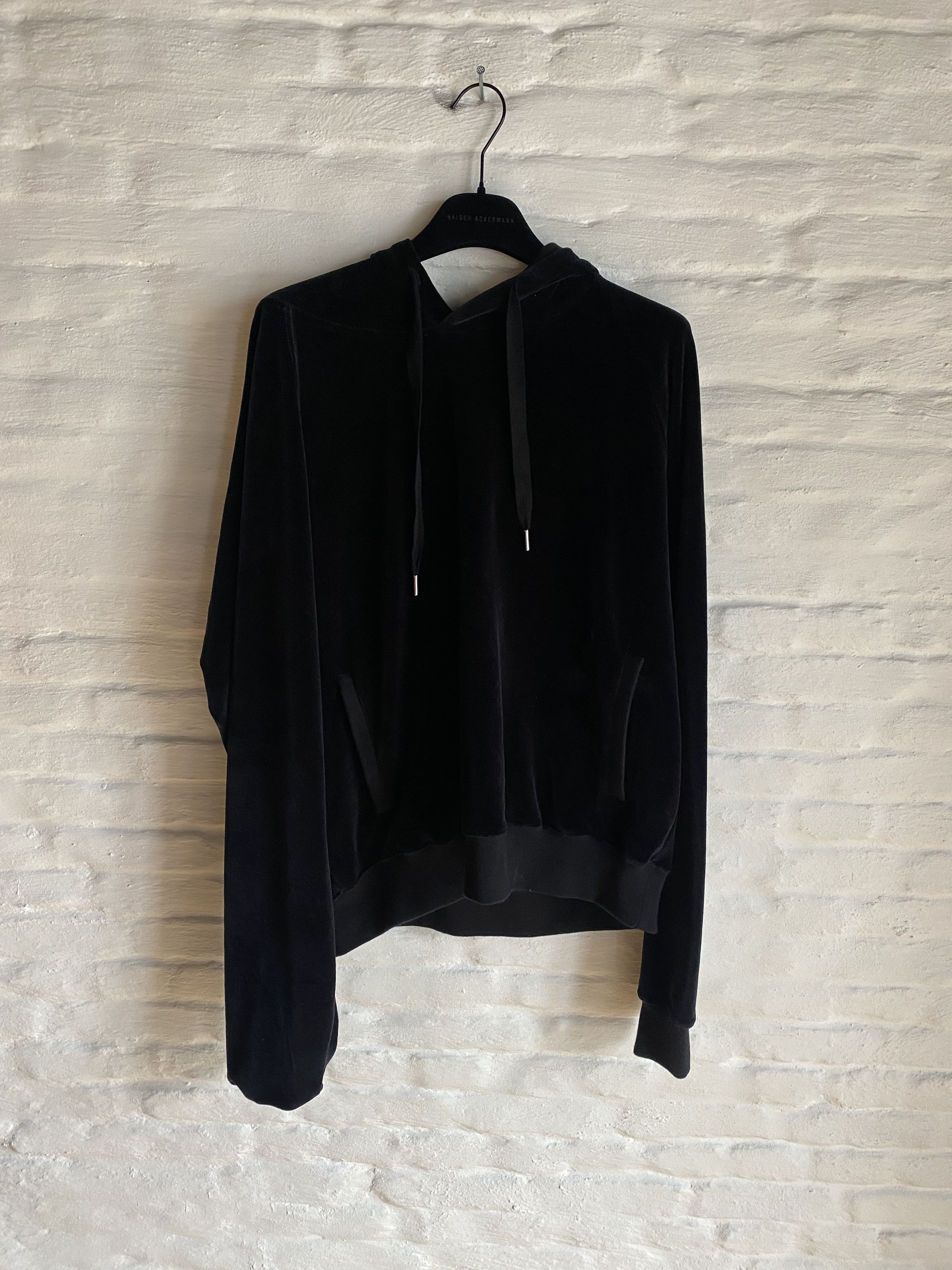 Haider Ackermann Velvet Hoodie Size XL Size US XL / EU 56 / 4 - 1 Thumbnail