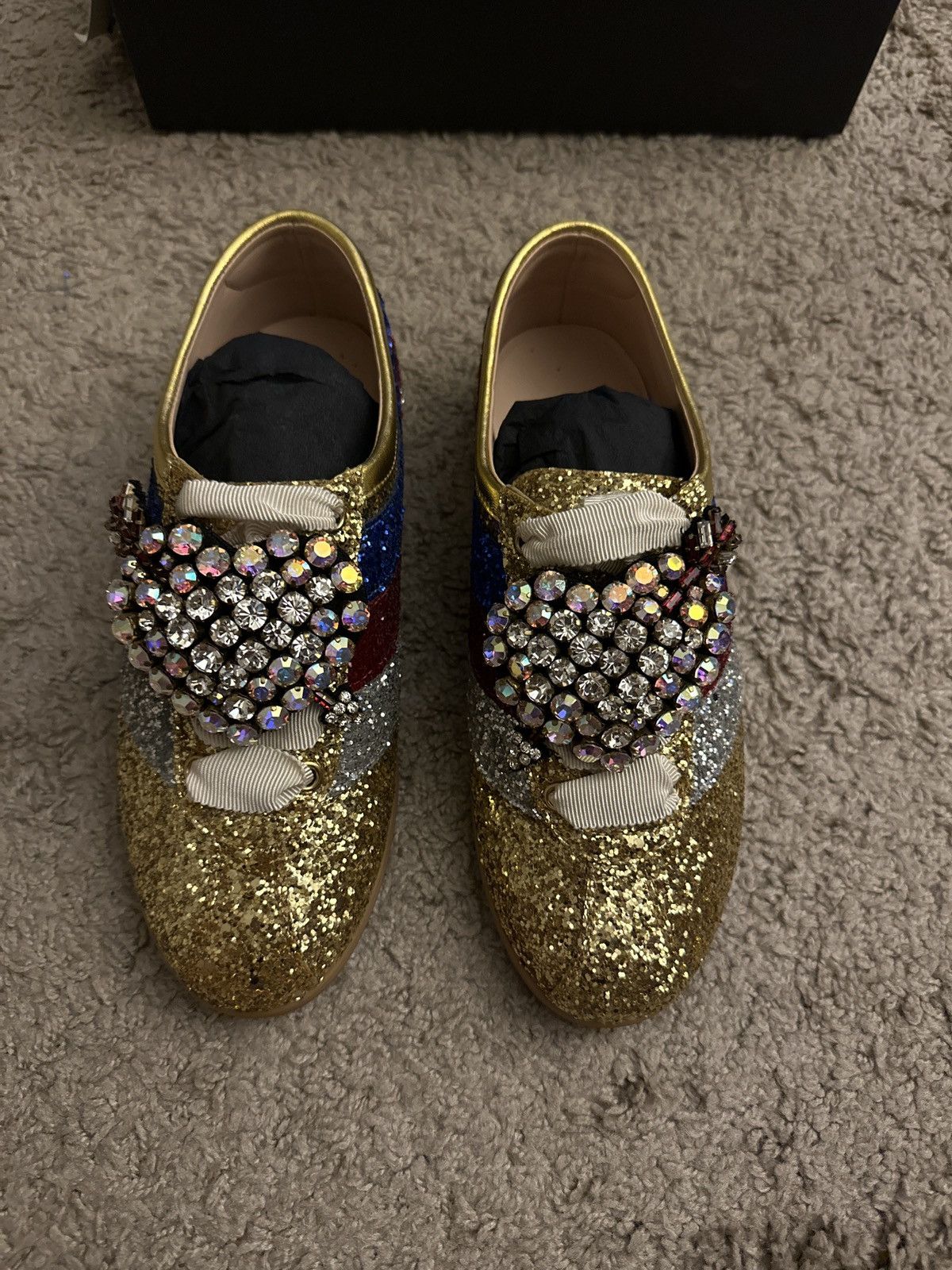 Gucci Gucci crystal limited edition sneakers Size US 6 / IT 36 - 3 Thumbnail