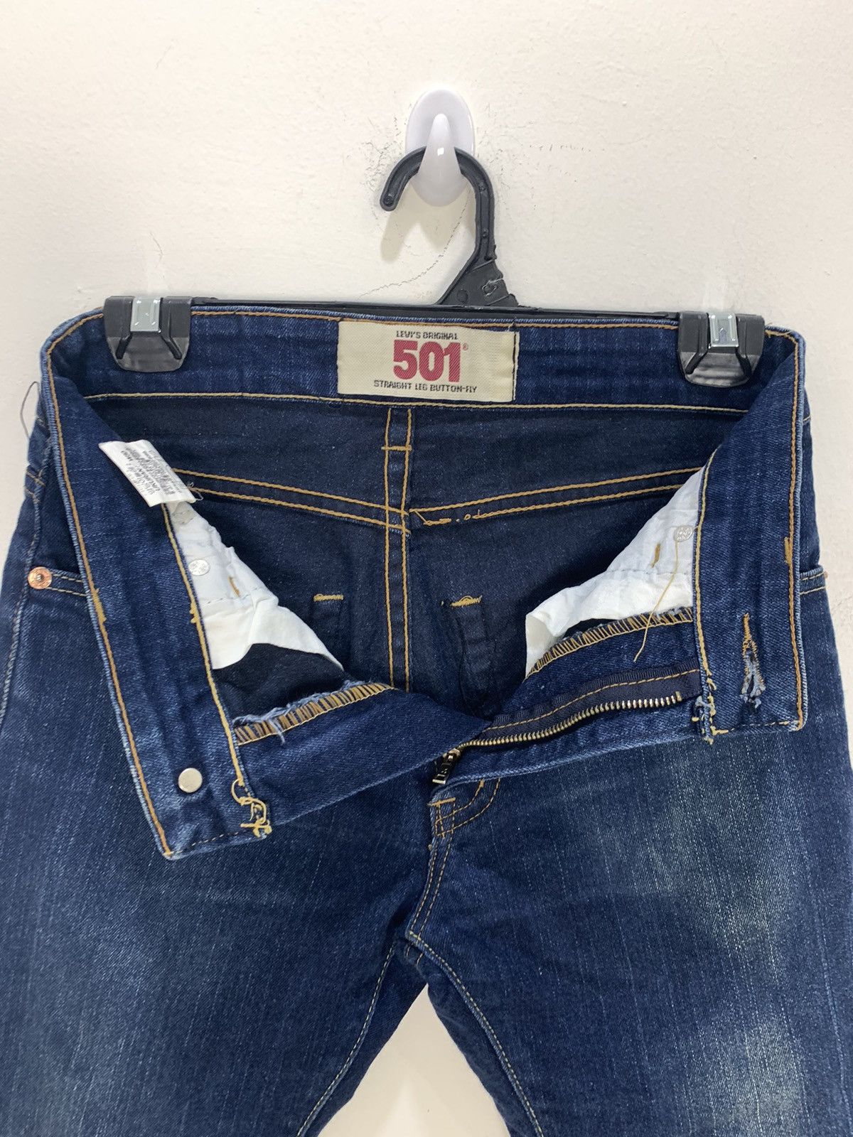 Levi's × Levi's Vintage Clothing LEVIS 501 Indigo Blue Stonewash Slimfit Biker Denim Jeans Size US 28 / EU 44 - 18 Thumbnail