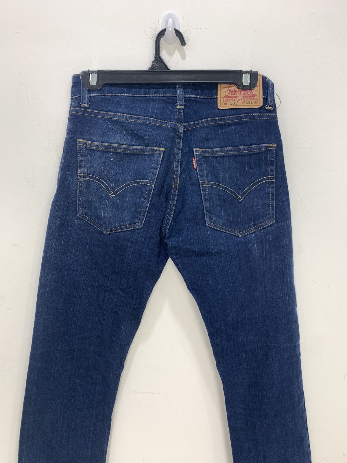 Levi's × Levi's Vintage Clothing LEVIS 501 Indigo Blue Stonewash Slimfit Biker Denim Jeans Size US 28 / EU 44 - 11 Thumbnail