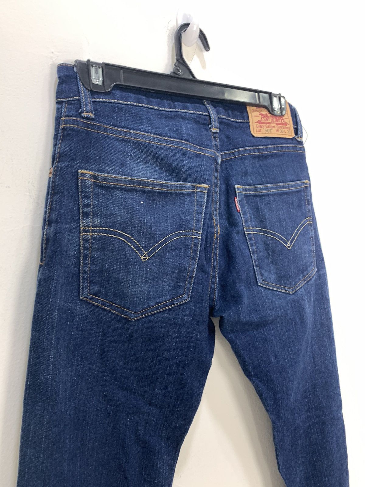 Levi's × Levi's Vintage Clothing LEVIS 501 Indigo Blue Stonewash Slimfit Biker Denim Jeans Size US 28 / EU 44 - 13 Thumbnail