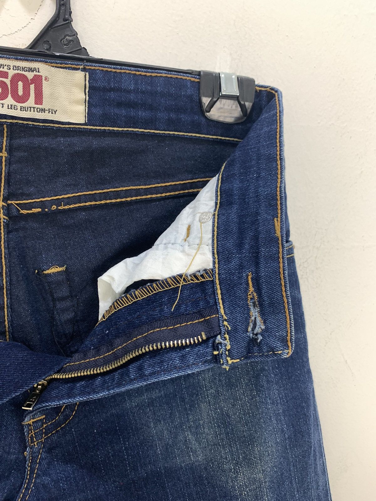Levi's × Levi's Vintage Clothing LEVIS 501 Indigo Blue Stonewash Slimfit Biker Denim Jeans Size US 28 / EU 44 - 20 Thumbnail