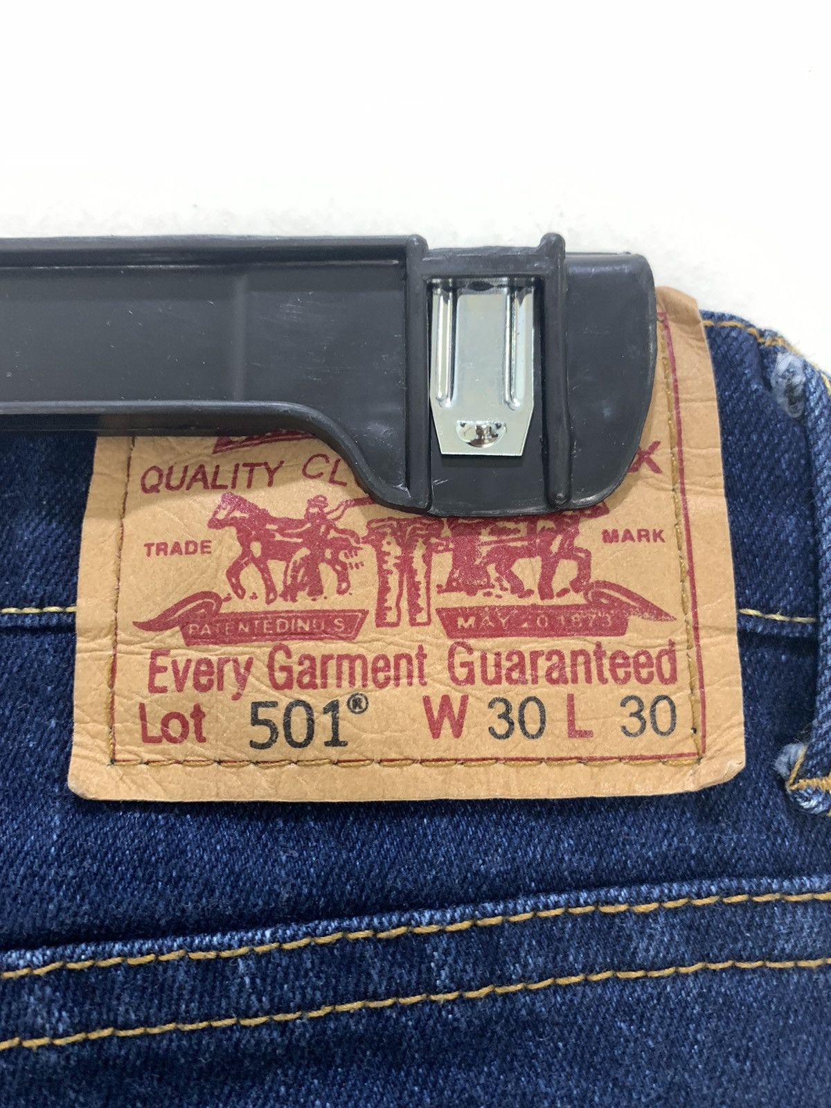 Levi's × Levi's Vintage Clothing LEVIS 501 Indigo Blue Stonewash Slimfit Biker Denim Jeans Size US 28 / EU 44 - 15 Thumbnail