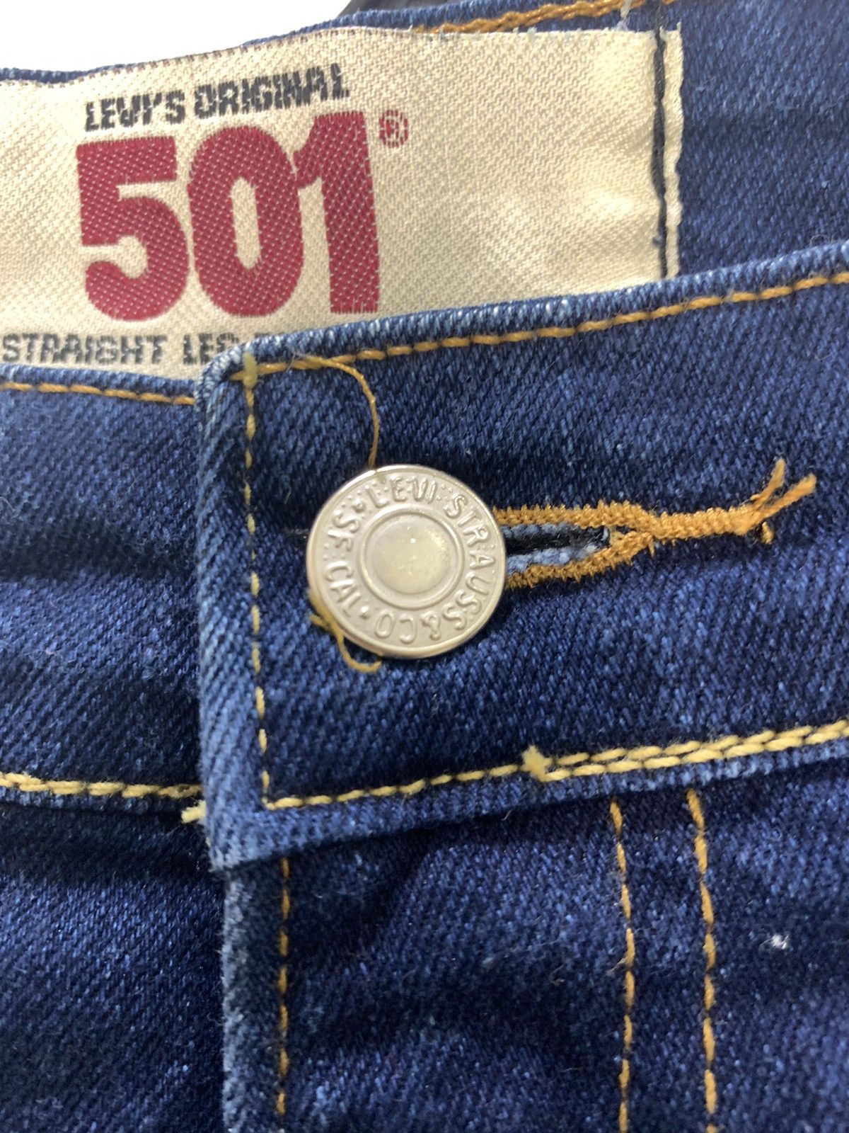 Levi's × Levi's Vintage Clothing LEVIS 501 Indigo Blue Stonewash Slimfit Biker Denim Jeans Size US 28 / EU 44 - 9 Thumbnail