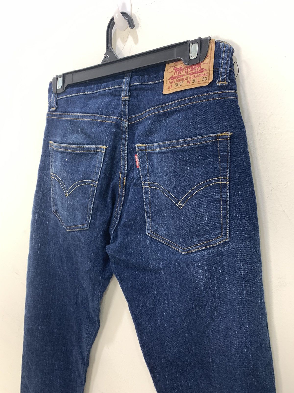 Levi's × Levi's Vintage Clothing LEVIS 501 Indigo Blue Stonewash Slimfit Biker Denim Jeans Size US 28 / EU 44 - 14 Thumbnail
