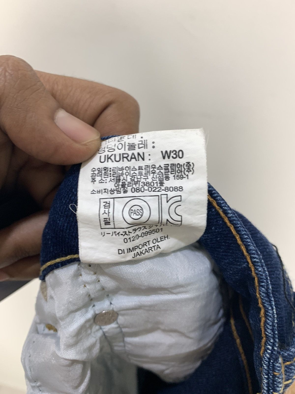 Levi's × Levi's Vintage Clothing LEVIS 501 Indigo Blue Stonewash Slimfit Biker Denim Jeans Size US 28 / EU 44 - 23 Thumbnail