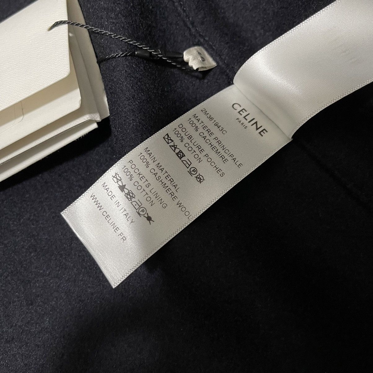 Celine × Hedi Slimane CELINE BY HEDI SLIMANE “SS20 OPEN COLLAR ZIPPED CABAN” Size US M / EU 48-50 / 2 - 5 Thumbnail