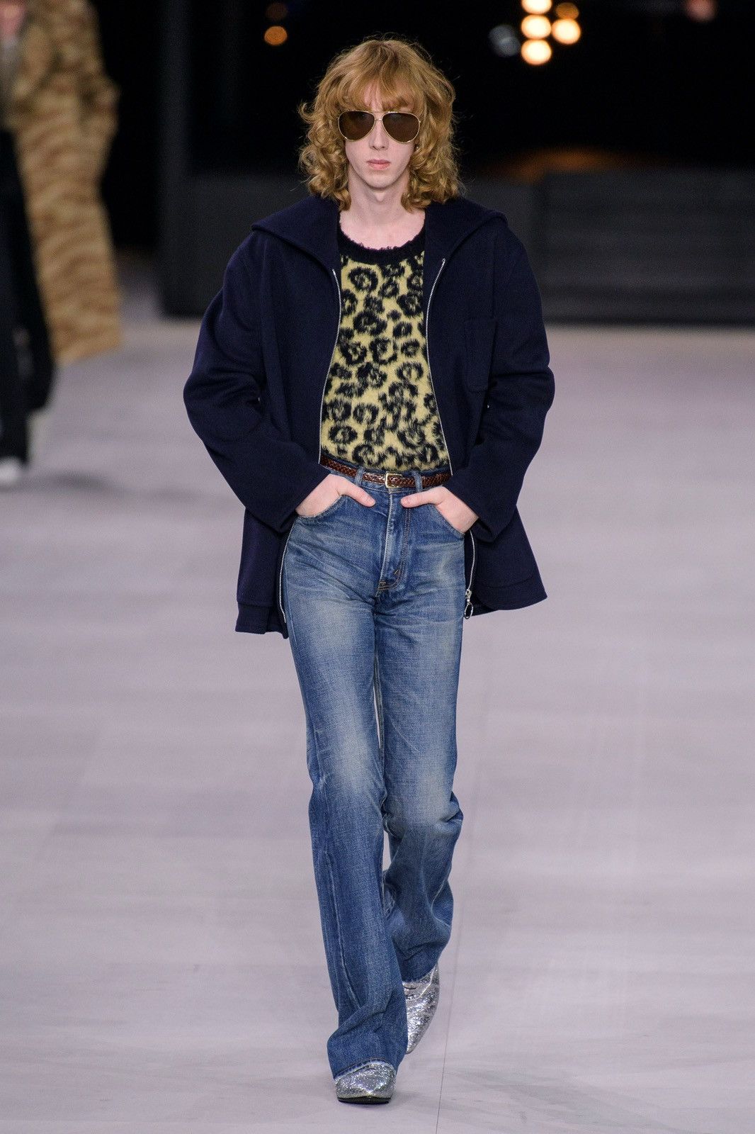 Celine × Hedi Slimane CELINE BY HEDI SLIMANE “SS20 OPEN COLLAR ZIPPED CABAN” Size US M / EU 48-50 / 2 - 8 Thumbnail