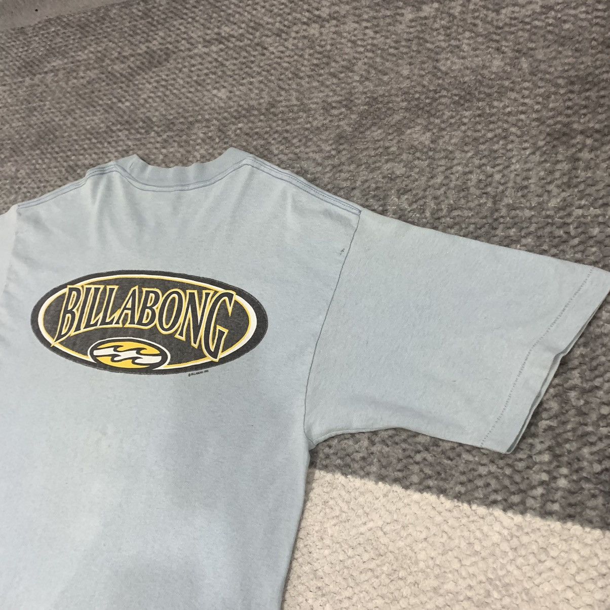 Billabong × Vintage VINTAGE 90s BILLABONG USA SINGLE STITCH STREETWEAR SURF TEE Size US M / EU 48-50 / 2 - 15 Thumbnail