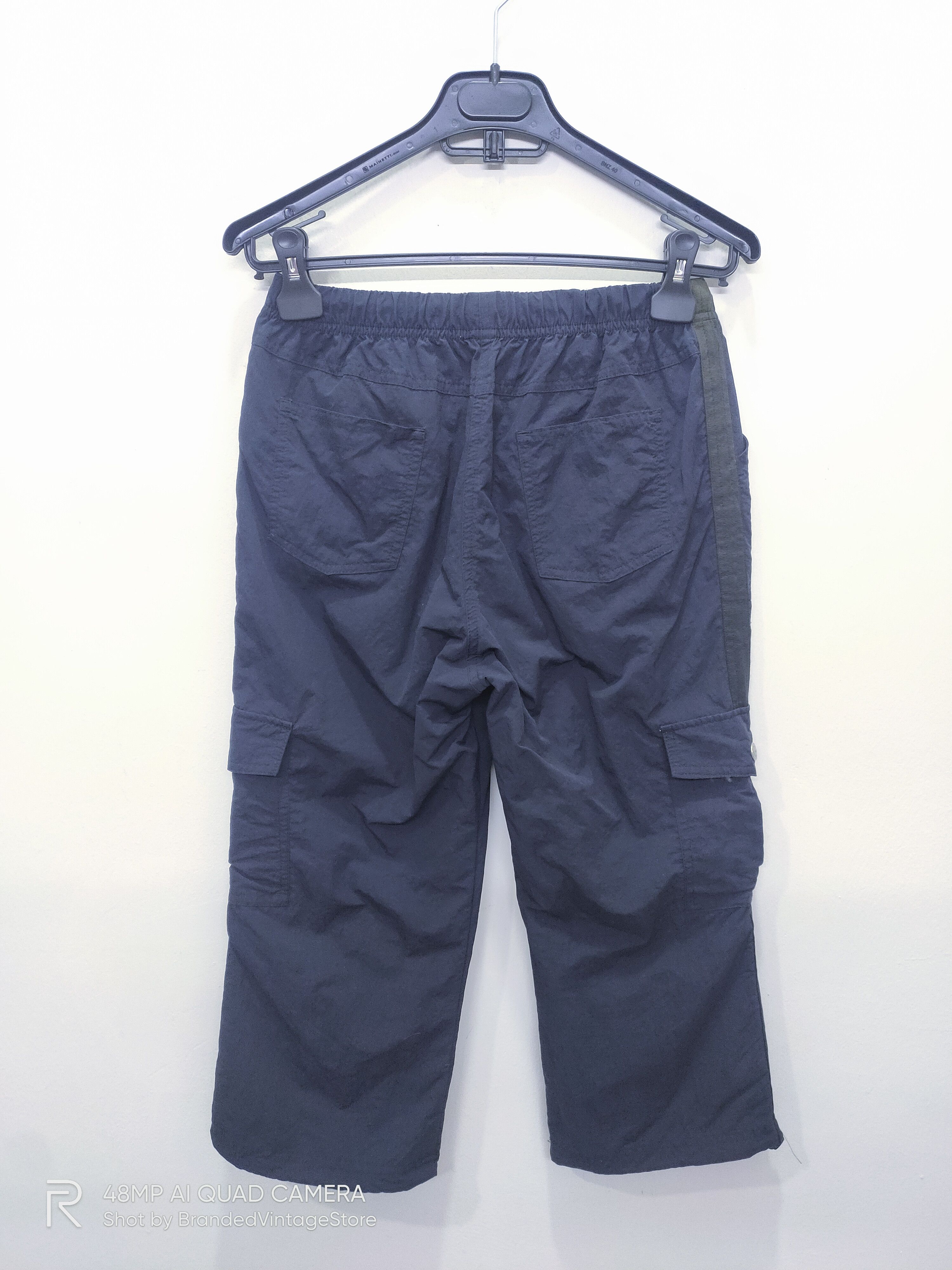 Puma PUMA Side Strap Pullover Multipocket Cargo Crop Sweat Pants Size US 28 / EU 44 - 2 Thumbnail