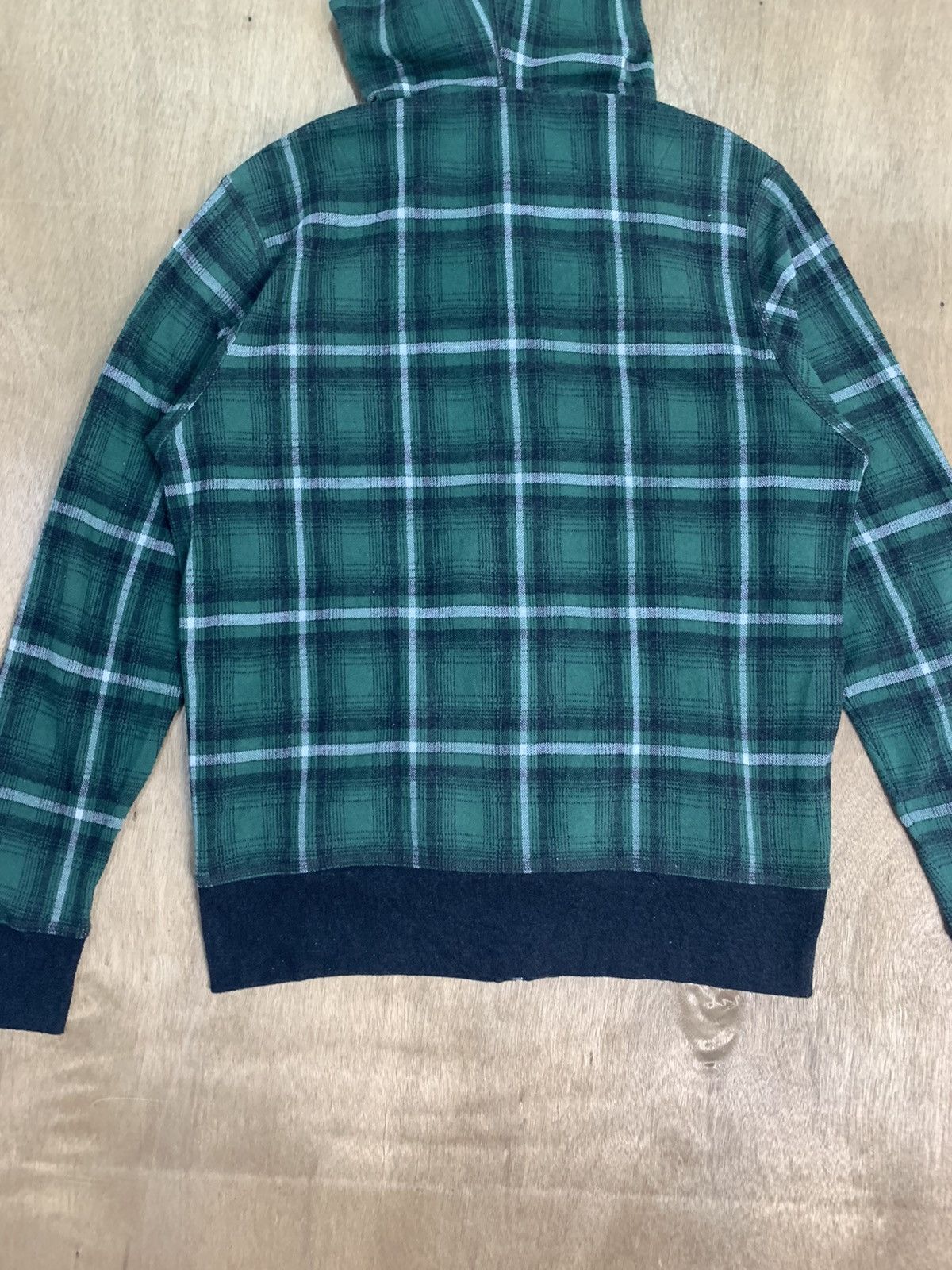 Designer × Japanese Brand BACKNUMBER Tartan Plaid Check Zipper Pullover Hoodie Jacket Size US M / EU 48-50 / 2 - 12 Thumbnail