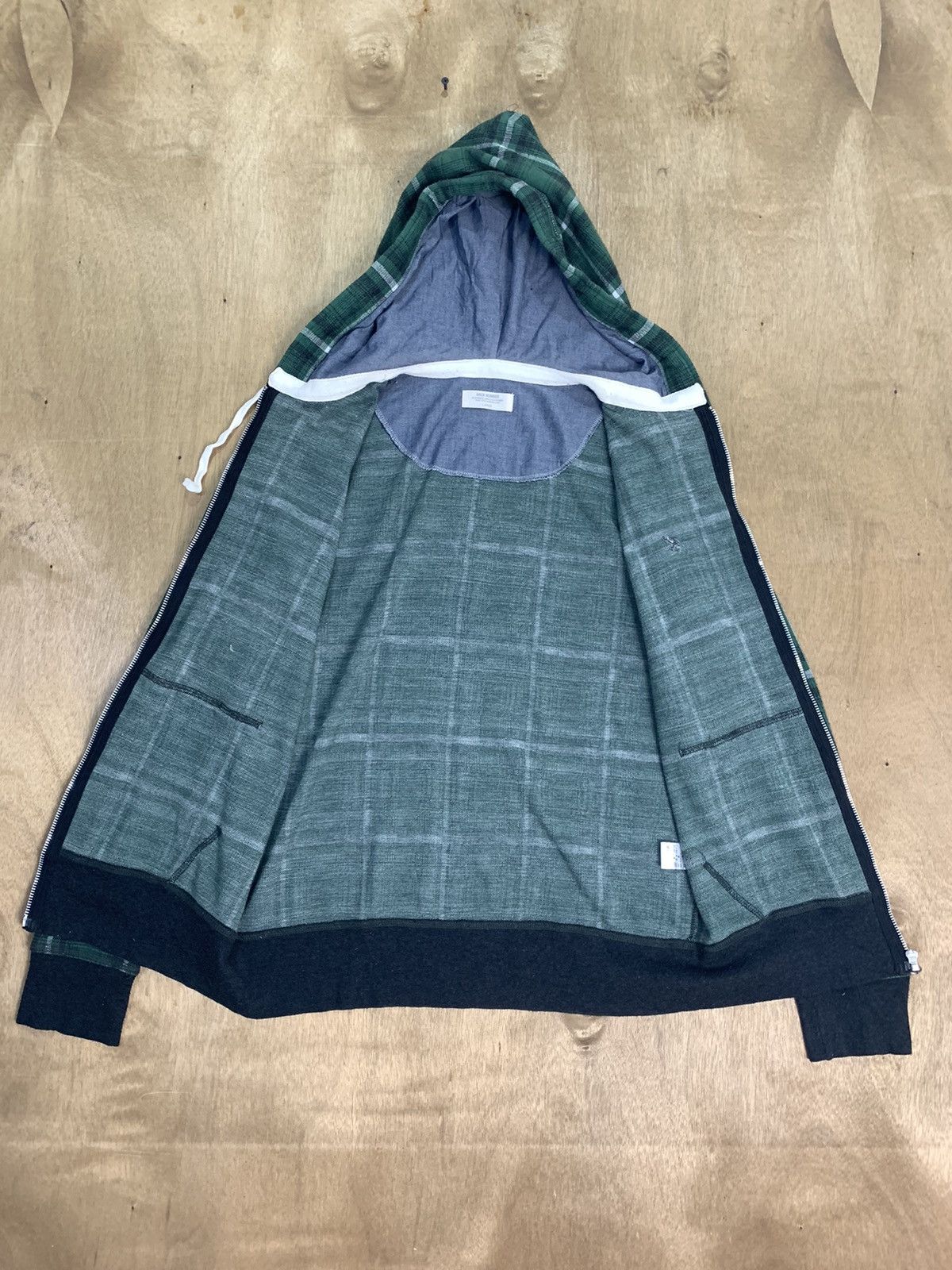 Designer × Japanese Brand BACKNUMBER Tartan Plaid Check Zipper Pullover Hoodie Jacket Size US M / EU 48-50 / 2 - 16 Thumbnail