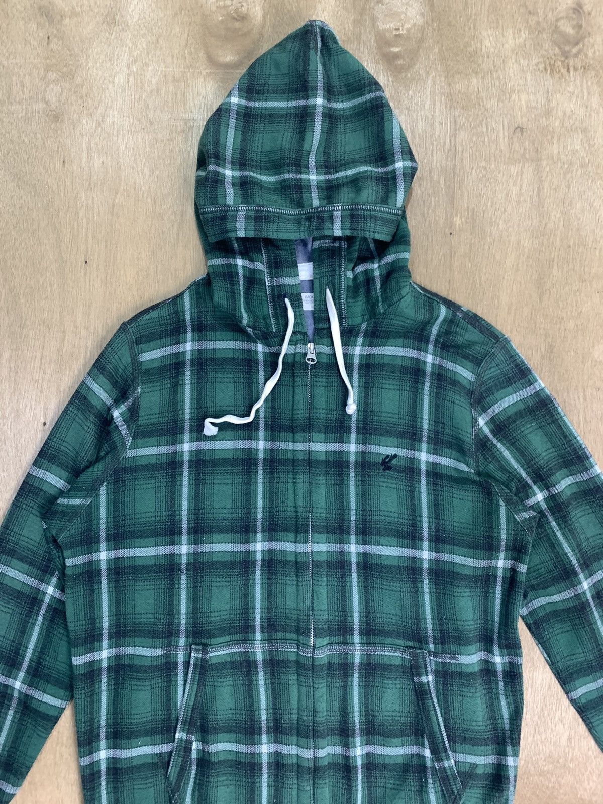 Designer × Japanese Brand BACKNUMBER Tartan Plaid Check Zipper Pullover Hoodie Jacket Size US M / EU 48-50 / 2 - 3 Thumbnail