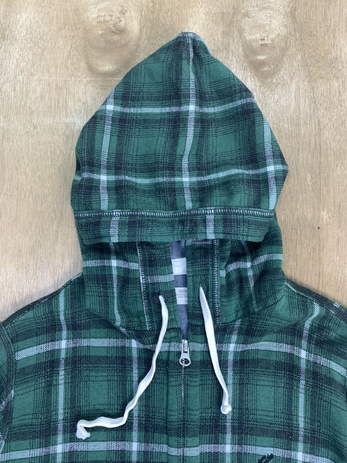 Designer × Japanese Brand BACKNUMBER Tartan Plaid Check Zipper Pullover Hoodie Jacket Size US M / EU 48-50 / 2 - 7 Thumbnail