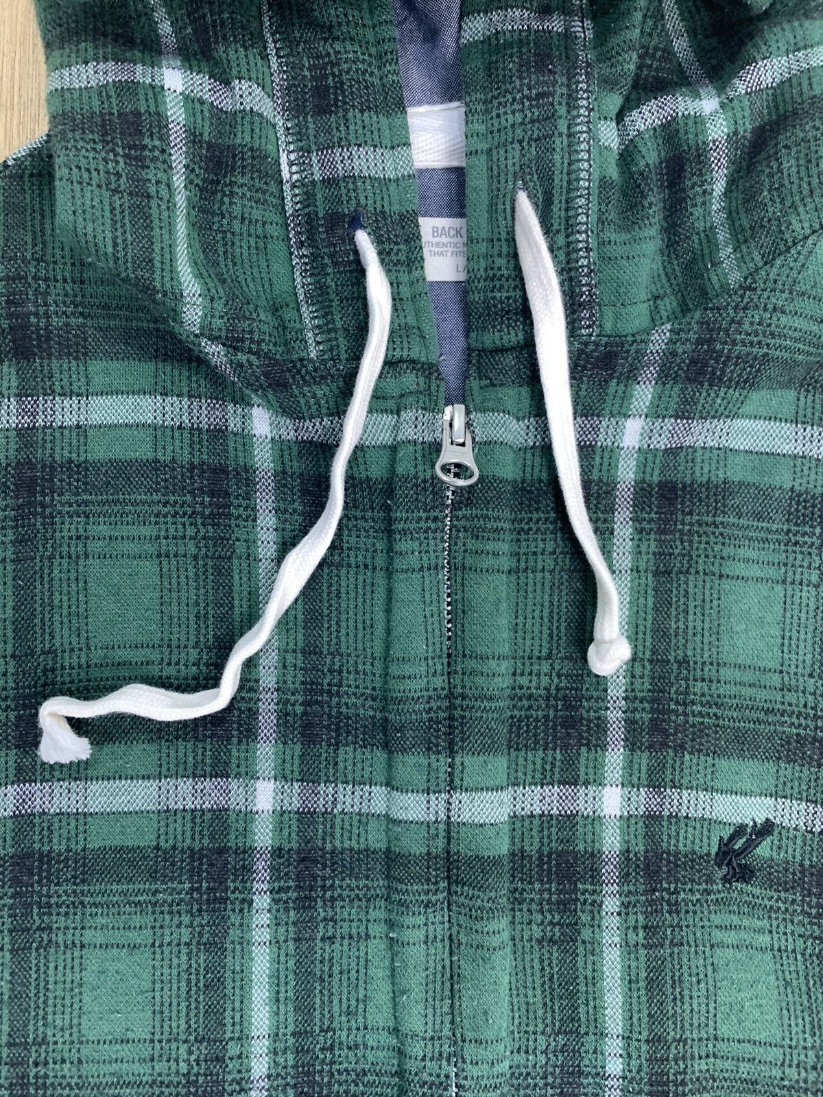 Designer × Japanese Brand BACKNUMBER Tartan Plaid Check Zipper Pullover Hoodie Jacket Size US M / EU 48-50 / 2 - 8 Thumbnail