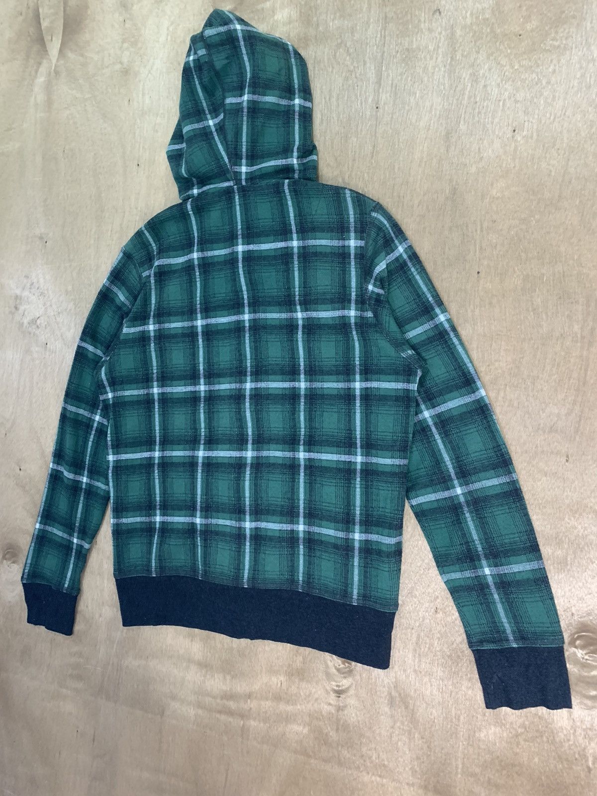 Designer × Japanese Brand BACKNUMBER Tartan Plaid Check Zipper Pullover Hoodie Jacket Size US M / EU 48-50 / 2 - 14 Thumbnail