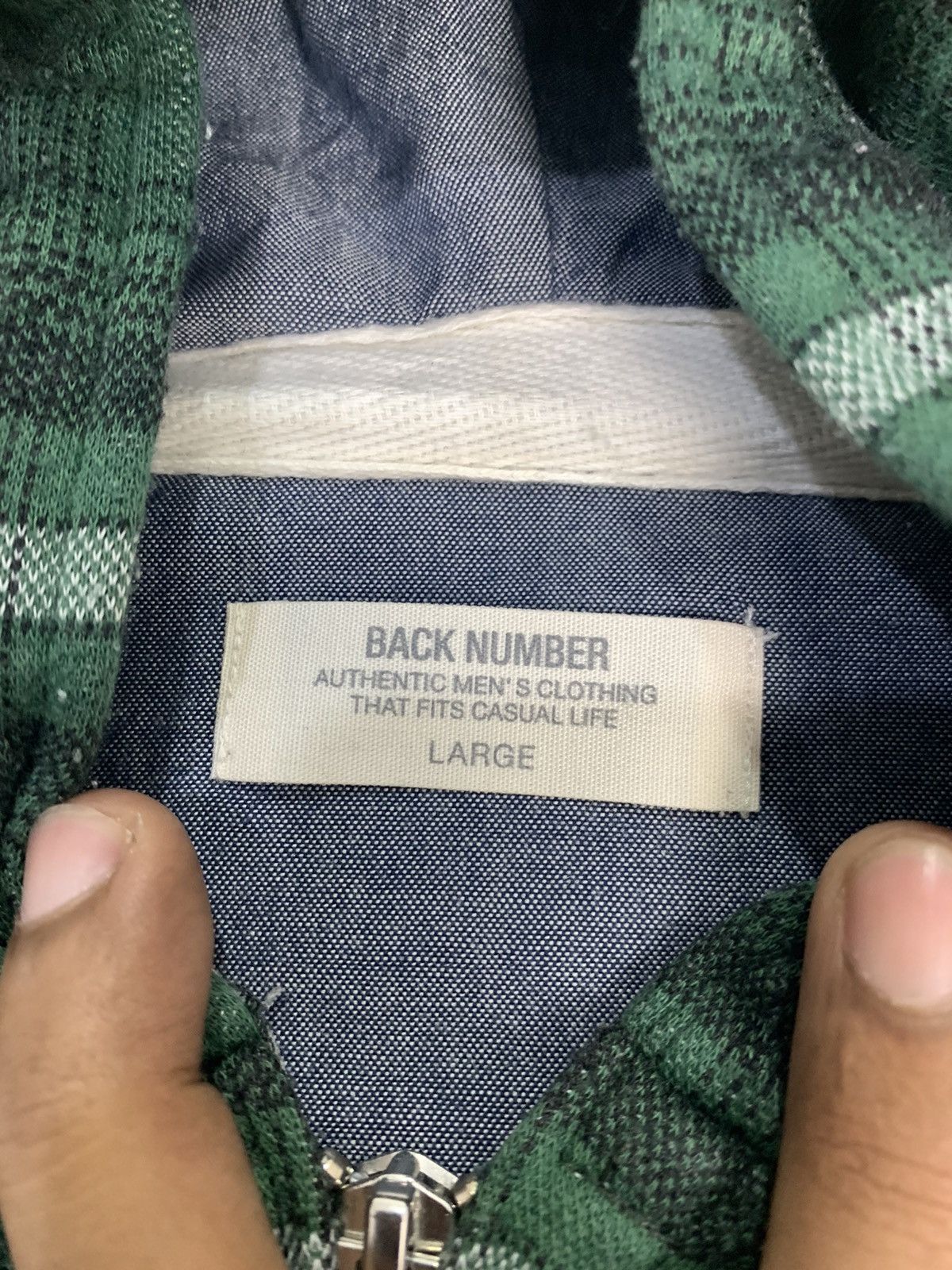 Designer × Japanese Brand BACKNUMBER Tartan Plaid Check Zipper Pullover Hoodie Jacket Size US M / EU 48-50 / 2 - 17 Thumbnail