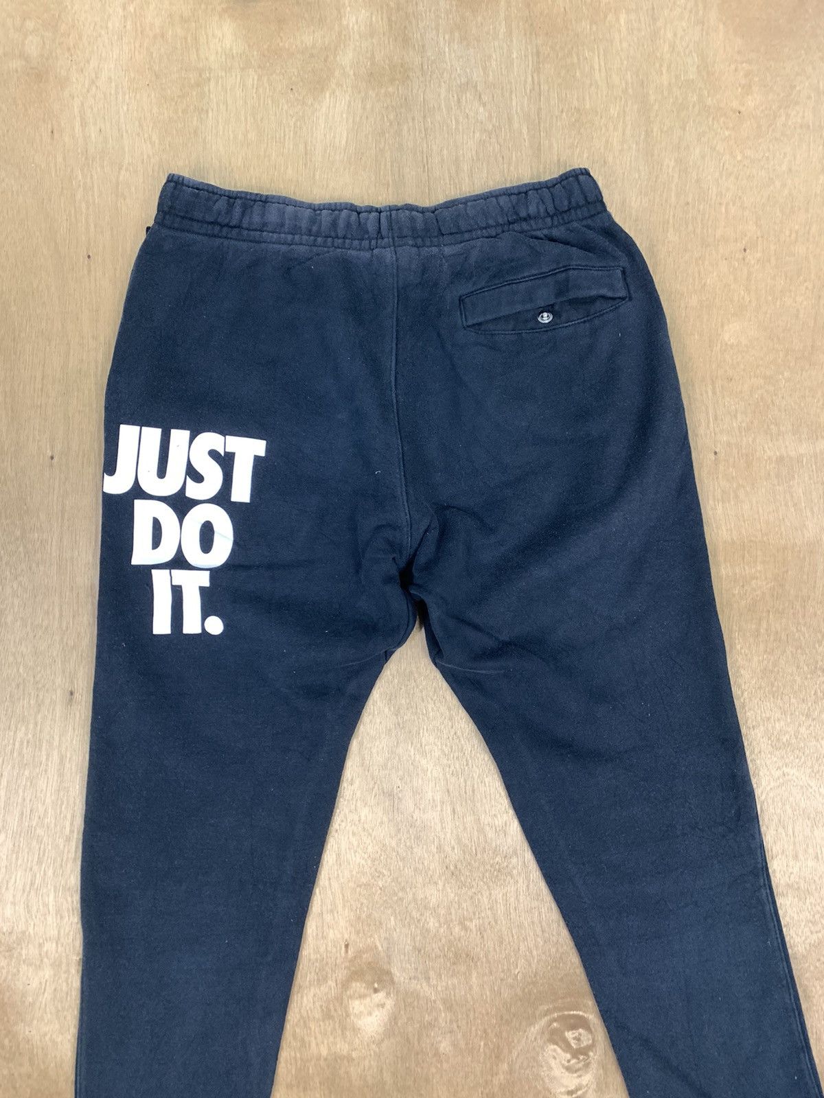 Japanese Brand × Nike × Sports Specialties NIKE Just DoIt Drawstring Pullover BigLogo Sweatpant Jogger Size US 30 / EU 46 - 8 Thumbnail