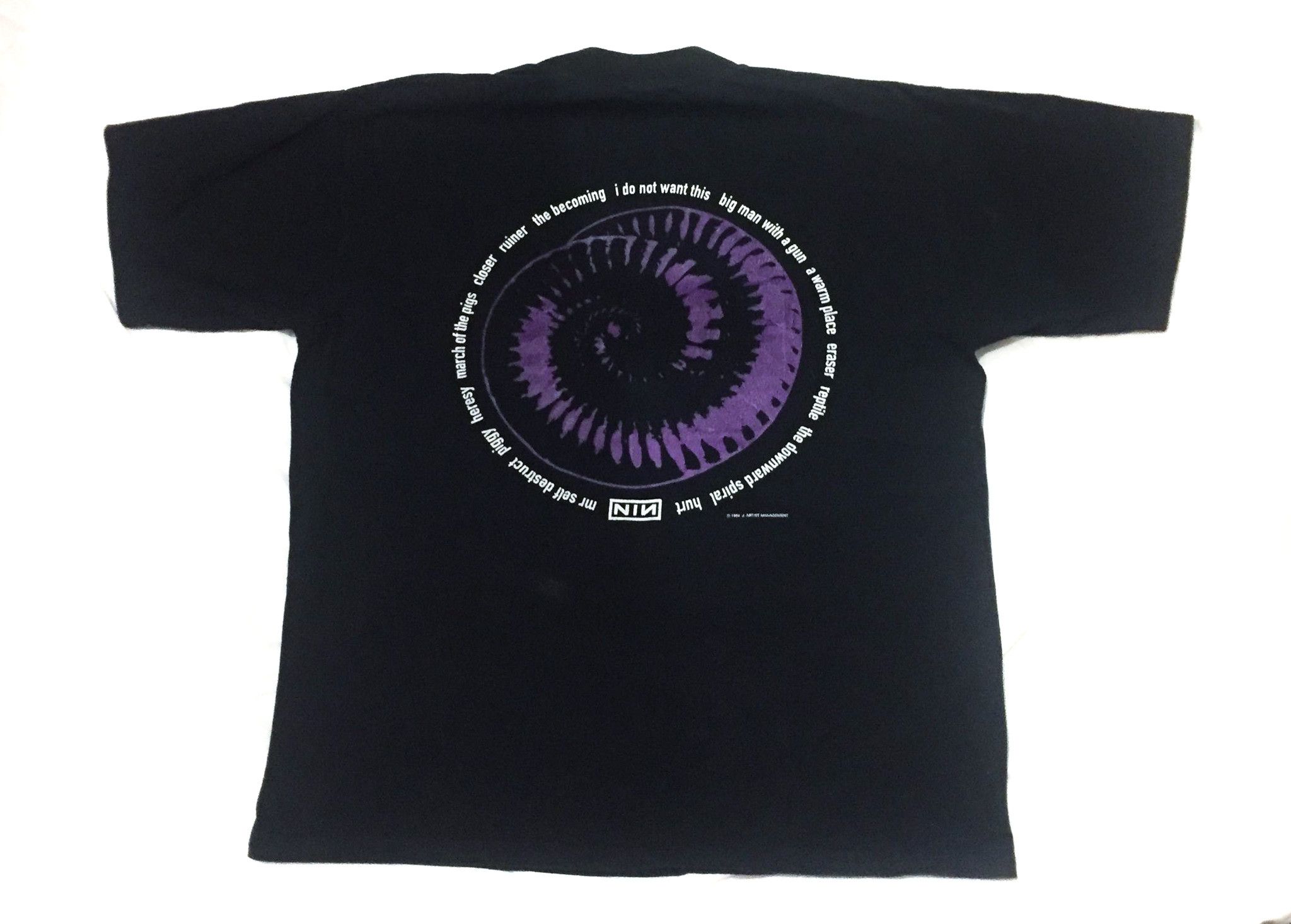 Band Tees Nine Inch Nails Downward Spiral Vintage T-Shirt XL Size US XL / EU 56 / 4 - 7 Thumbnail