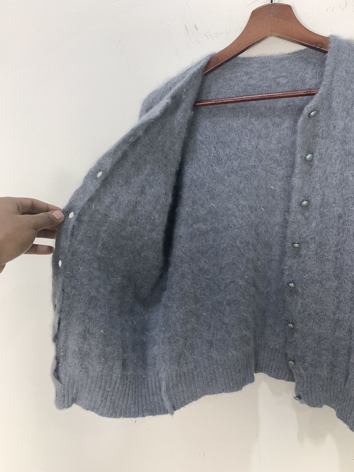 Japanese Brand JAPANESE Soft Merino Wool Mohair Knitwear Cardigan Sweater Size US S / EU 44-46 / 1 - 14 Thumbnail