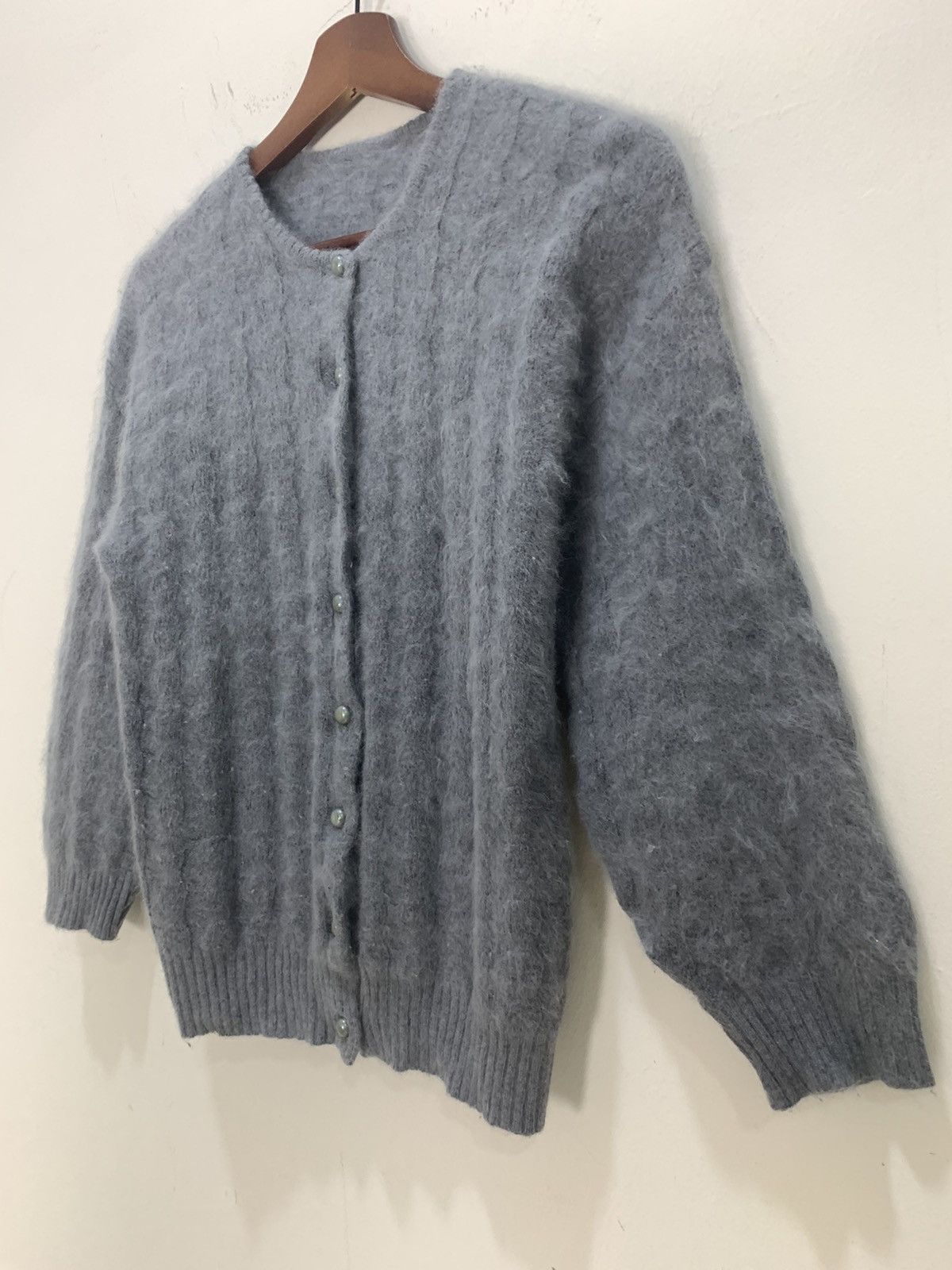 Japanese Brand JAPANESE Soft Merino Wool Mohair Knitwear Cardigan Sweater Size US S / EU 44-46 / 1 - 7 Thumbnail