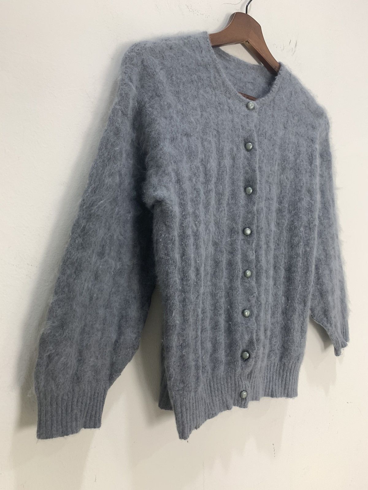 Japanese Brand JAPANESE Soft Merino Wool Mohair Knitwear Cardigan Sweater Size US S / EU 44-46 / 1 - 6 Thumbnail