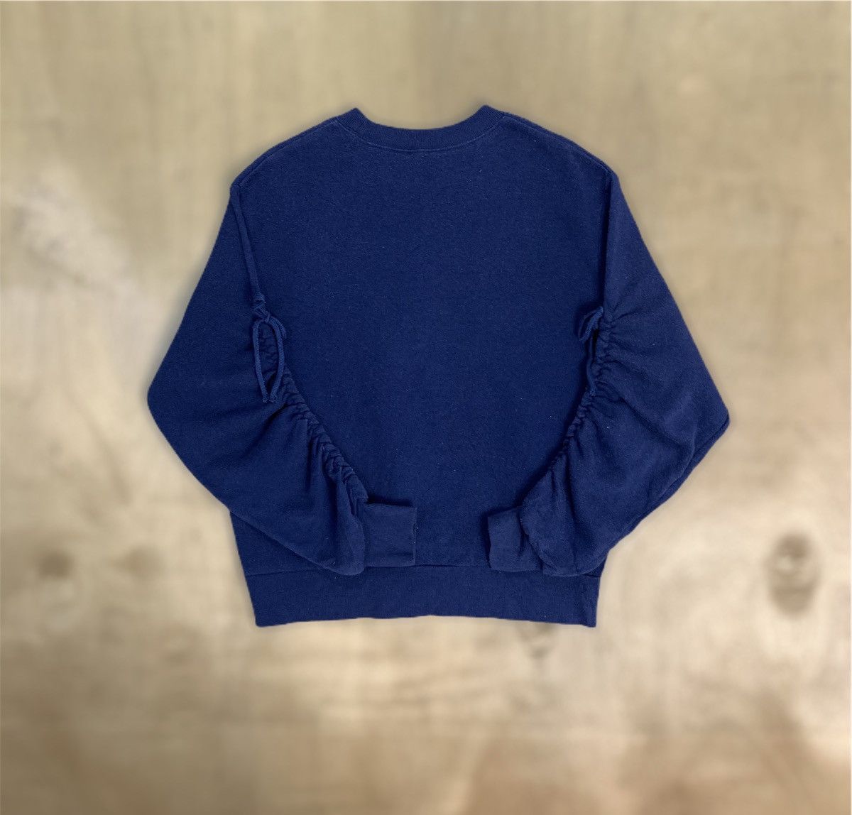 Japanese Brand SPARKLY MUCHNESS BigLogo Wrinkle Pullover Sleeve Sweatshirt Size US M / EU 48-50 / 2 - 2 Thumbnail