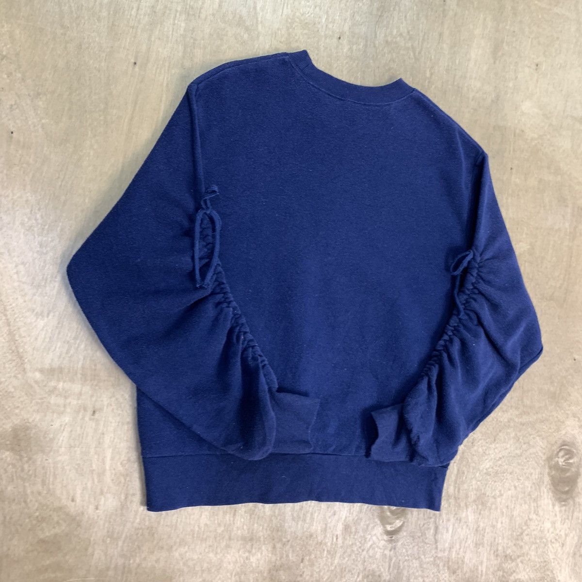 Japanese Brand SPARKLY MUCHNESS BigLogo Wrinkle Pullover Sleeve Sweatshirt Size US M / EU 48-50 / 2 - 12 Thumbnail