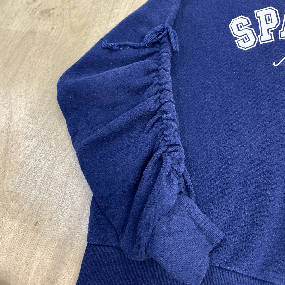Japanese Brand SPARKLY MUCHNESS BigLogo Wrinkle Pullover Sleeve Sweatshirt Size US M / EU 48-50 / 2 - 8 Thumbnail