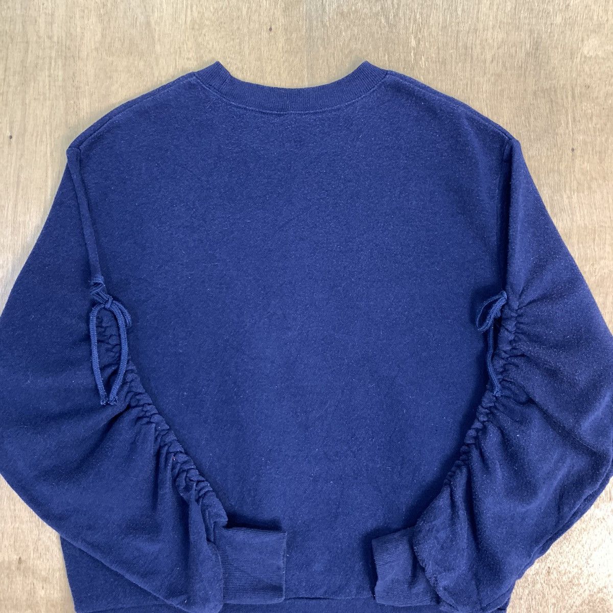 Japanese Brand SPARKLY MUCHNESS BigLogo Wrinkle Pullover Sleeve Sweatshirt Size US M / EU 48-50 / 2 - 10 Thumbnail