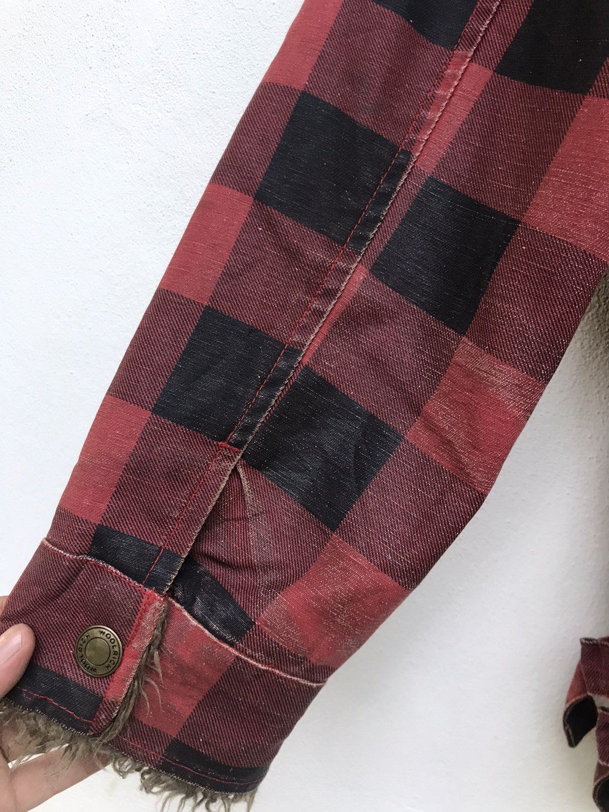 Woolrich Woolen Mills Woolrich Sherpa Checkered Bikers Jacket Size US M / EU 48-50 / 2 - 5 Thumbnail
