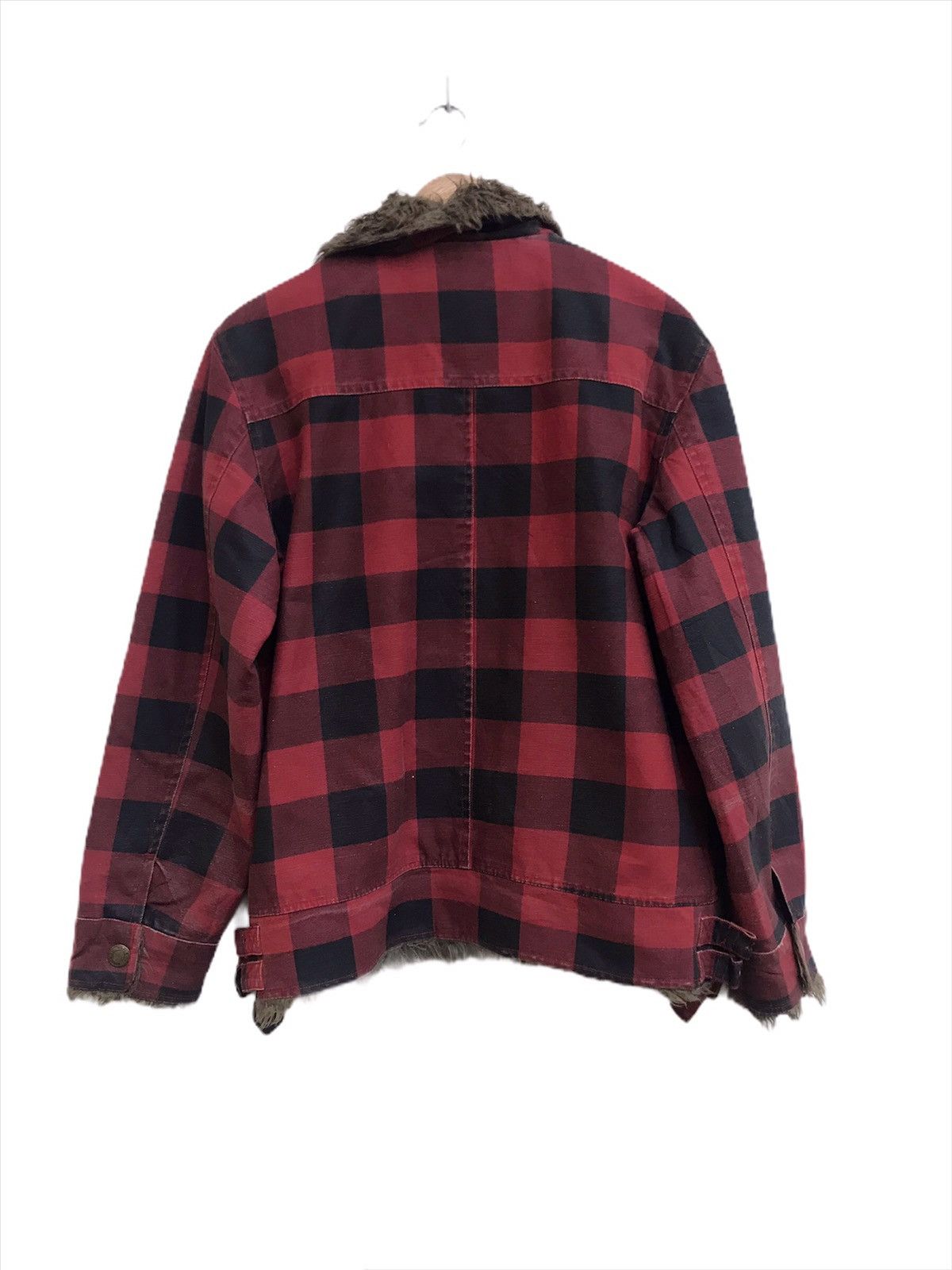 Woolrich Woolen Mills Woolrich Sherpa Checkered Bikers Jacket Size US M / EU 48-50 / 2 - 3 Thumbnail