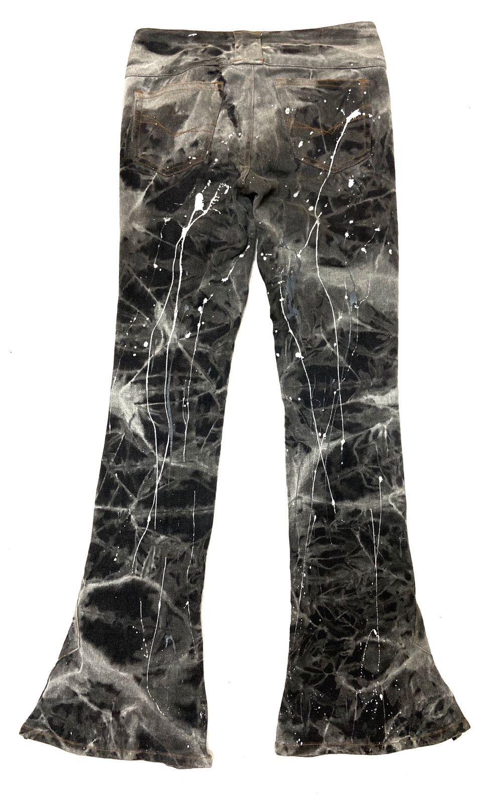 Japanese Brand × Vintage Japanese Brand Estacot Paint Painter Splashed All Over Denim Size US 28 / EU 44 - 2 Thumbnail