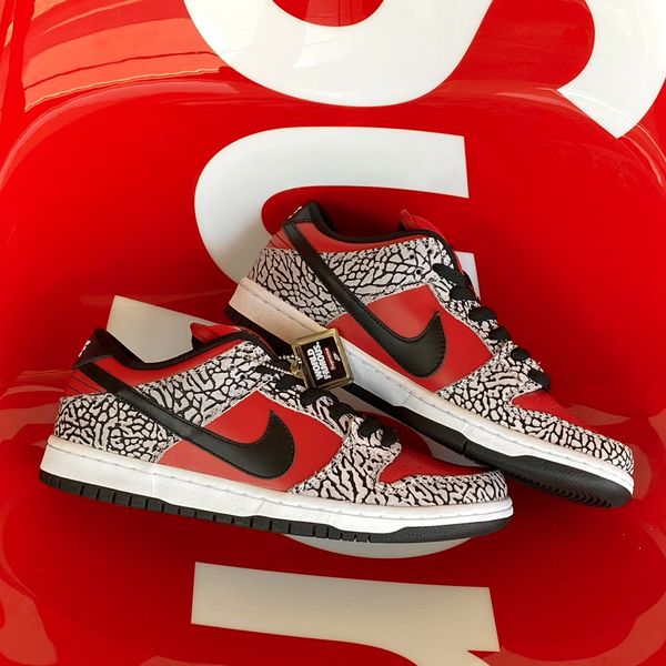 Supreme supreme nike sb dunk low red elephant cement 2012 GRAIL 8