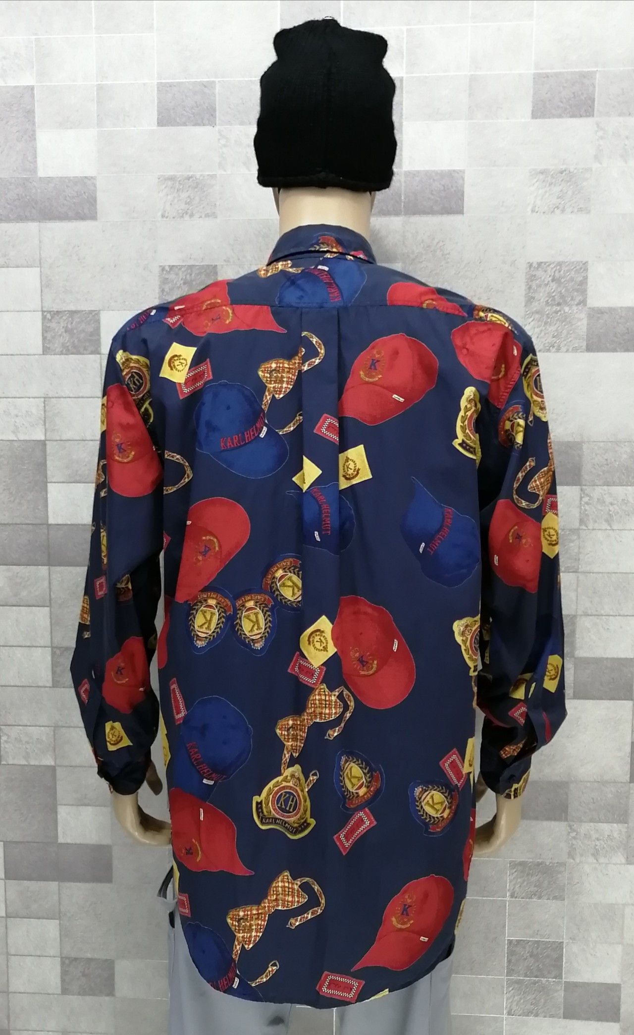 Karl Helmut 🔥FIRE🔥KARLHELMUT All Over Print Multicolor L.Sleeve Shirt Size US L / EU 52-54 / 3 - 4 Thumbnail