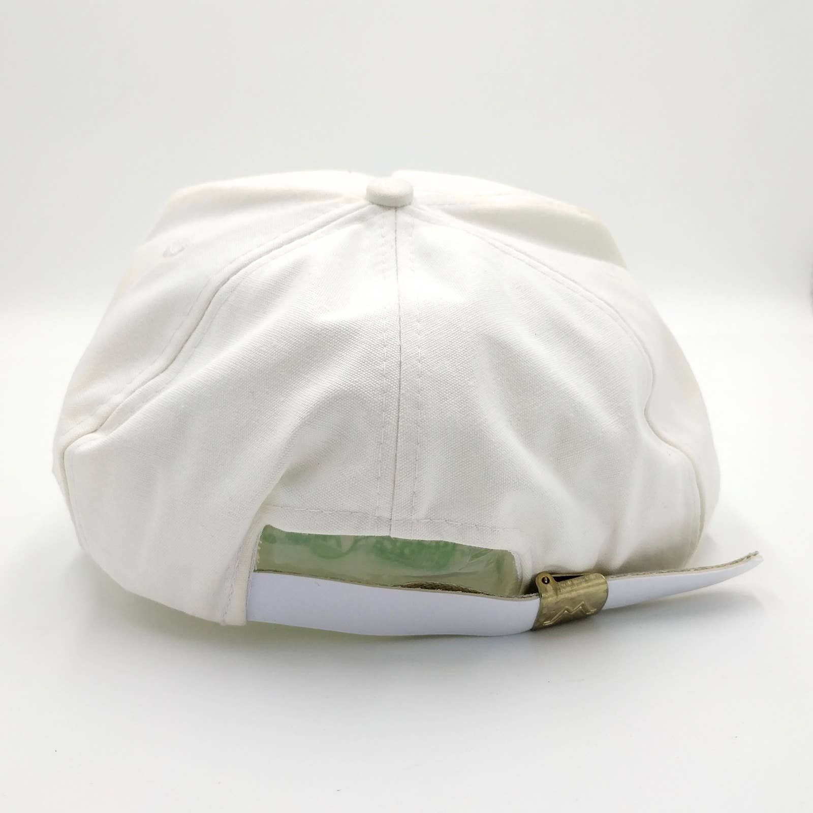 Vintage Vintage Mantek Trucker Hat 90s Embroidered Gold Leaf Brim Size ONE SIZE - 8 Thumbnail